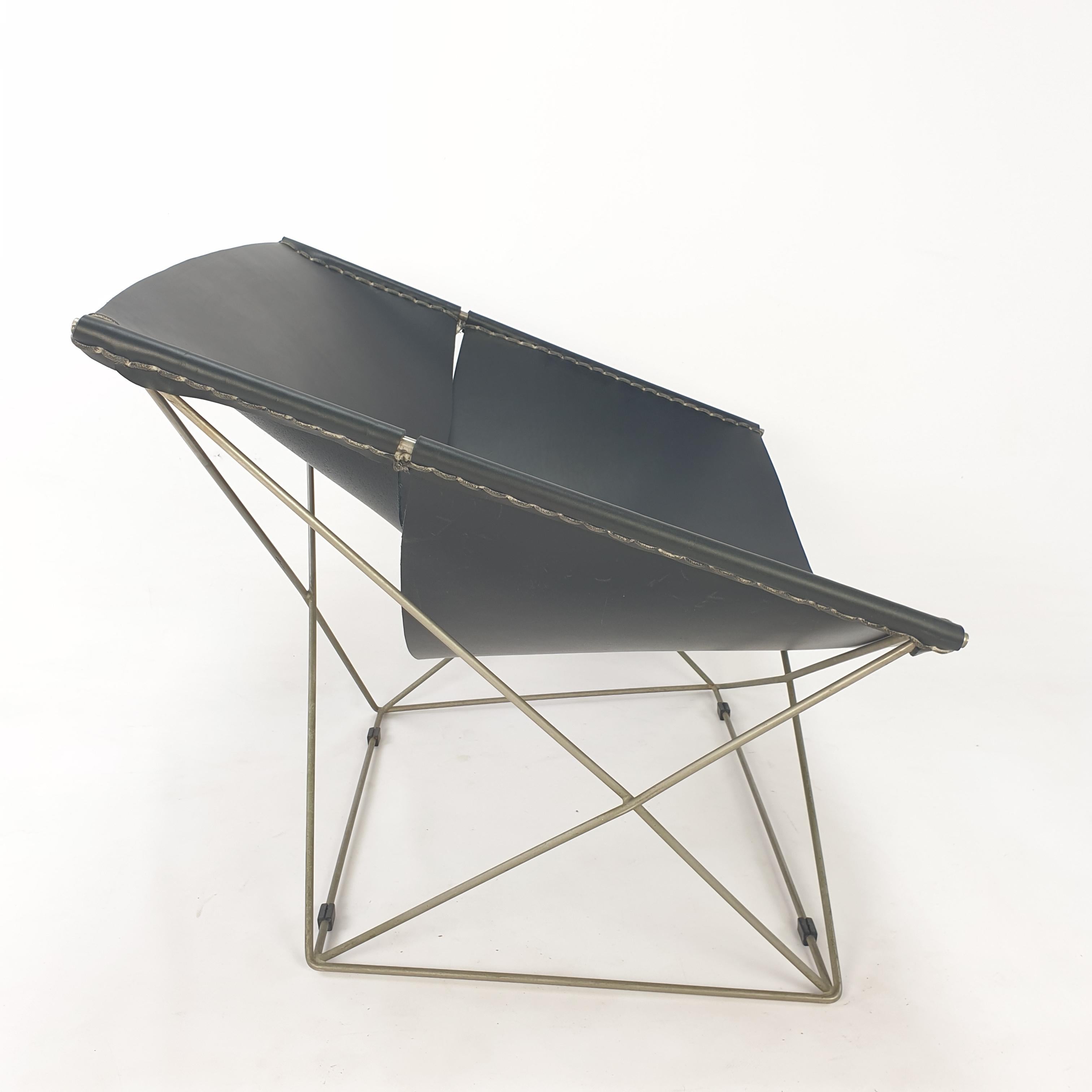 Steel F675 Butterfly Chair by Pierre Paulin for Artifort, 1960s For Sale