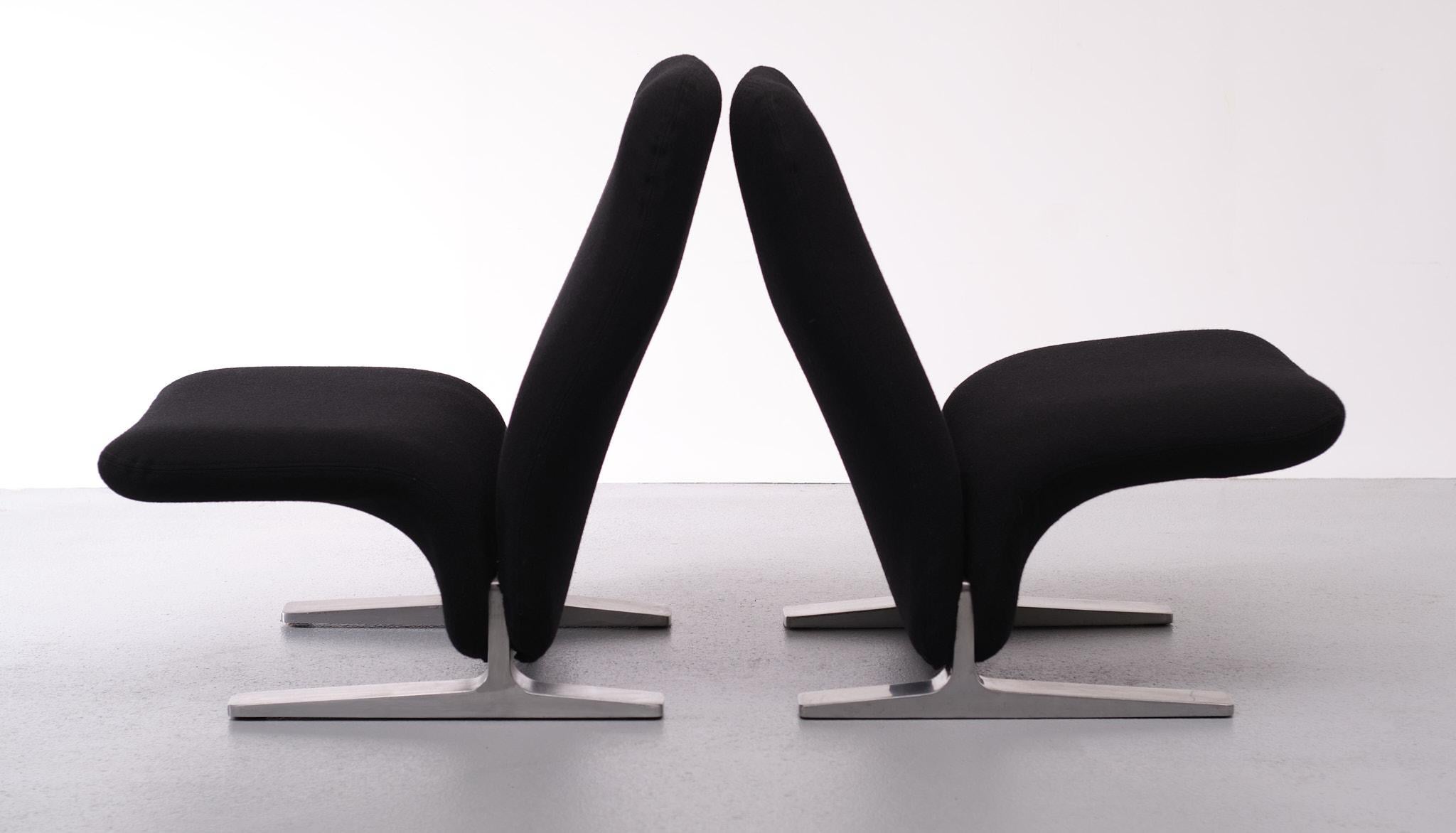 F780 Concorde Lounge Chairs by Pierre Paulin for Artifort in New Upholstery For Sale 3