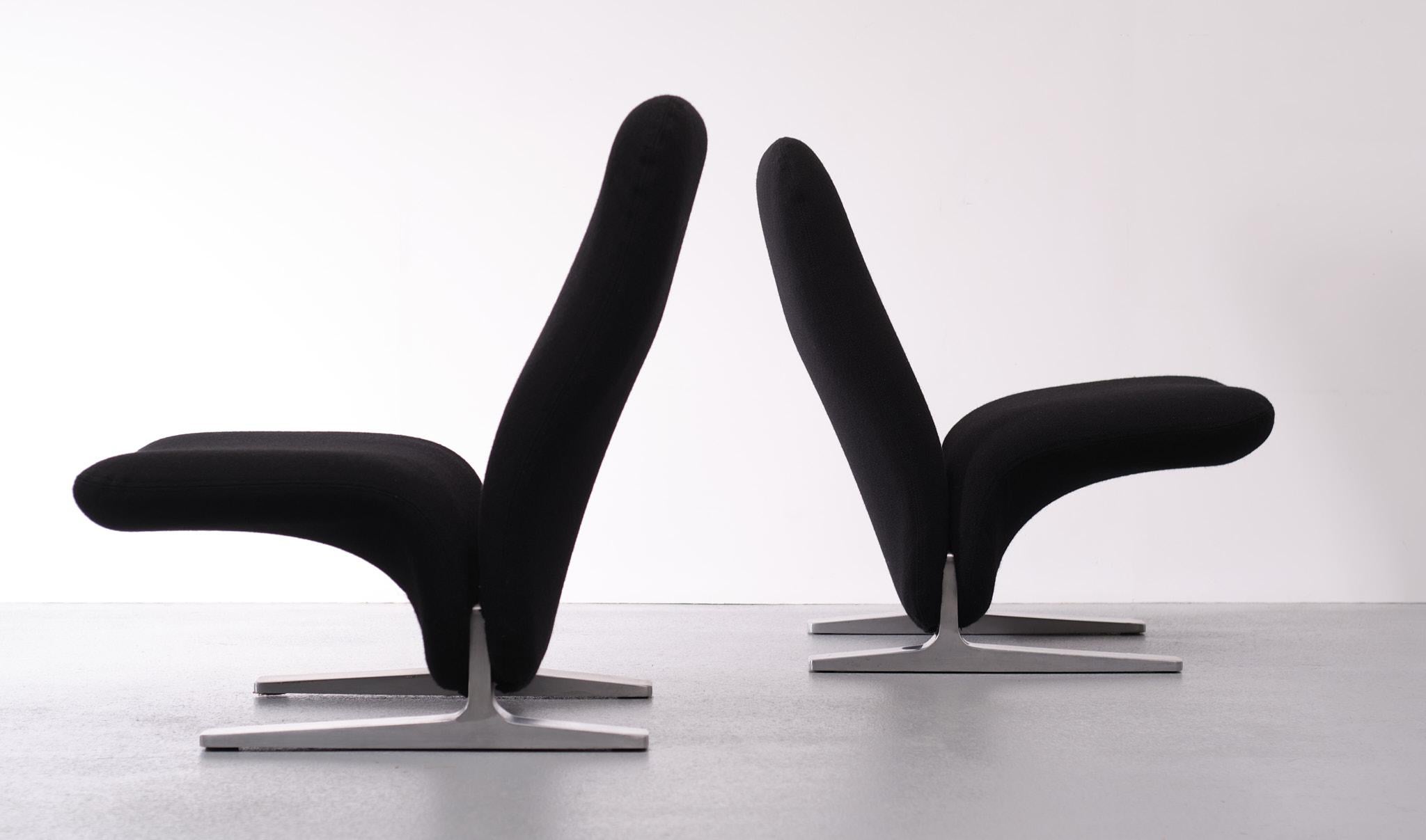 F780 Concorde Lounge Chairs by Pierre Paulin for Artifort in New Upholstery For Sale 4