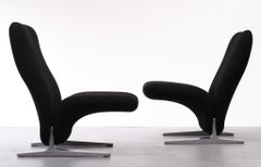 F780 Concorde Lounge Chairs by Pierre Paulin for Artifort in New Upholstery