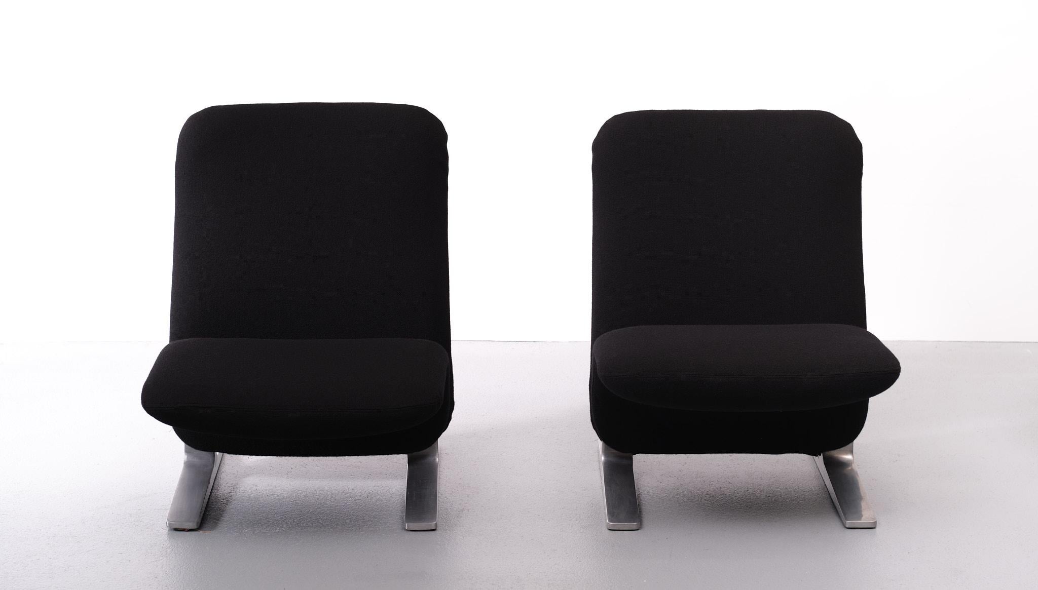 Space Age F780 Concorde Lounge Chairs by Pierre Paulin for Artifort in New Upholstery For Sale