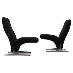 Retro F780 Concorde Lounge Chairs by Pierre Paulin for Artifort in New Upholstery
