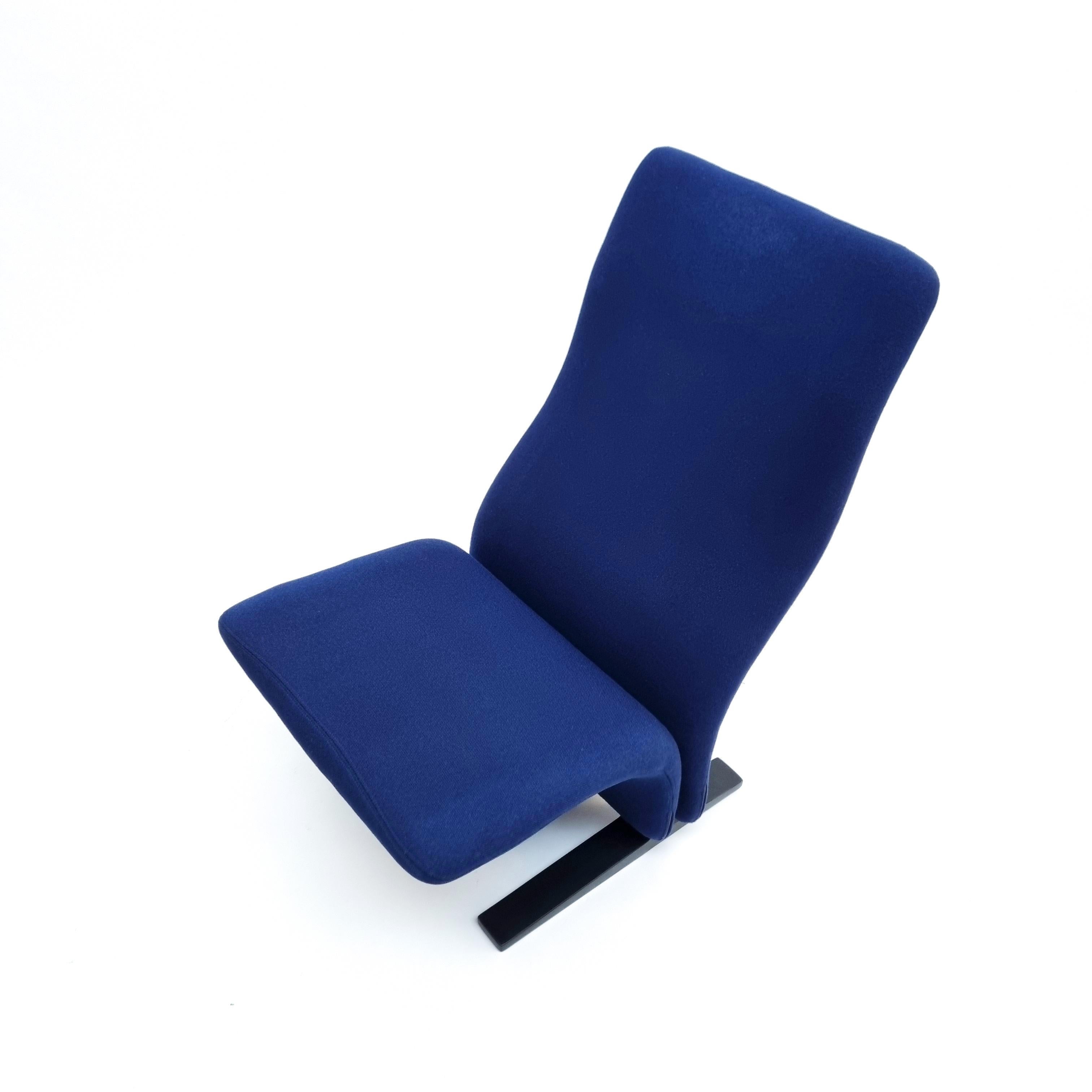 Wool F784 “Concorde” Lounge Chair by Pierre Paulin for Artifort, 1980s For Sale