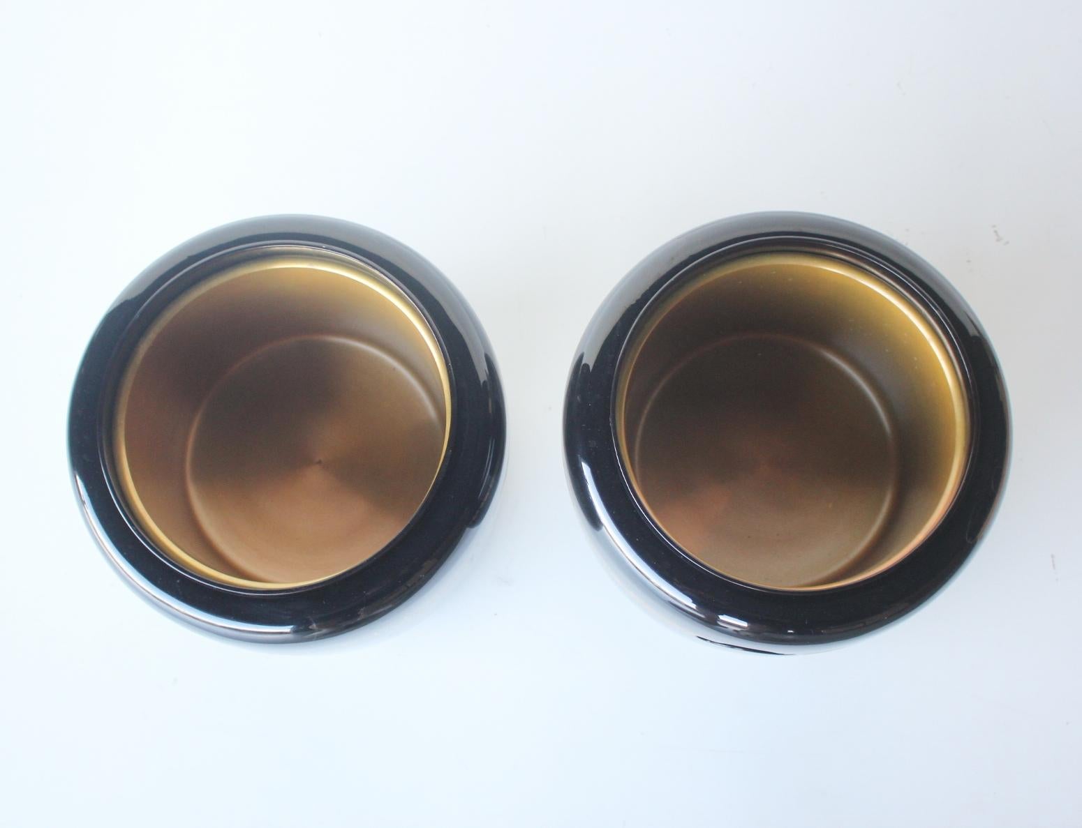 F9 Alte japanische Kunst Unbenutzte Drachen Maki-e Lack Brazier, Weinkühler, Satz von 2 im Angebot 9