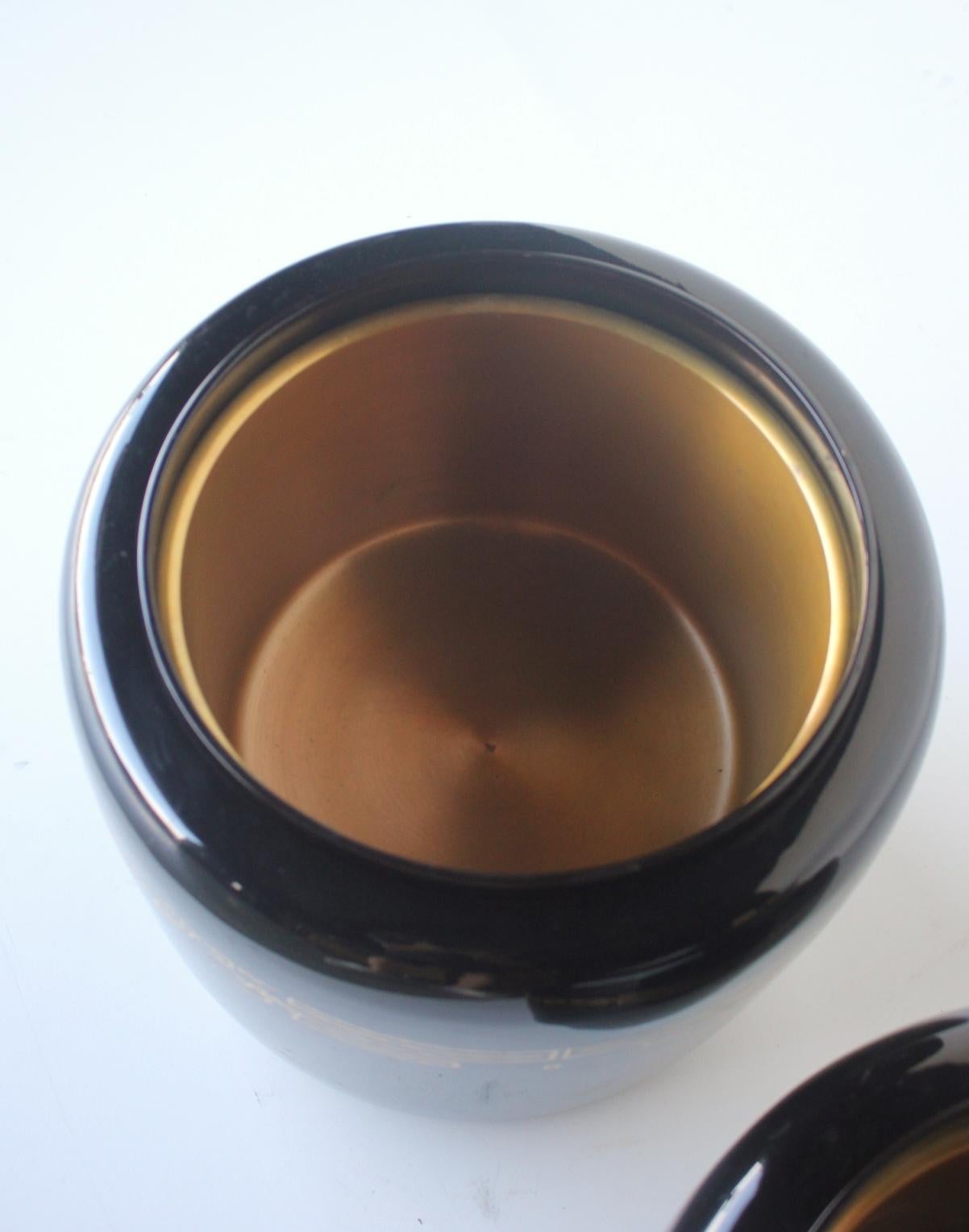 F9 Alte japanische Kunst Unbenutzte Drachen Maki-e Lack Brazier, Weinkühler, Satz von 2 im Angebot 10