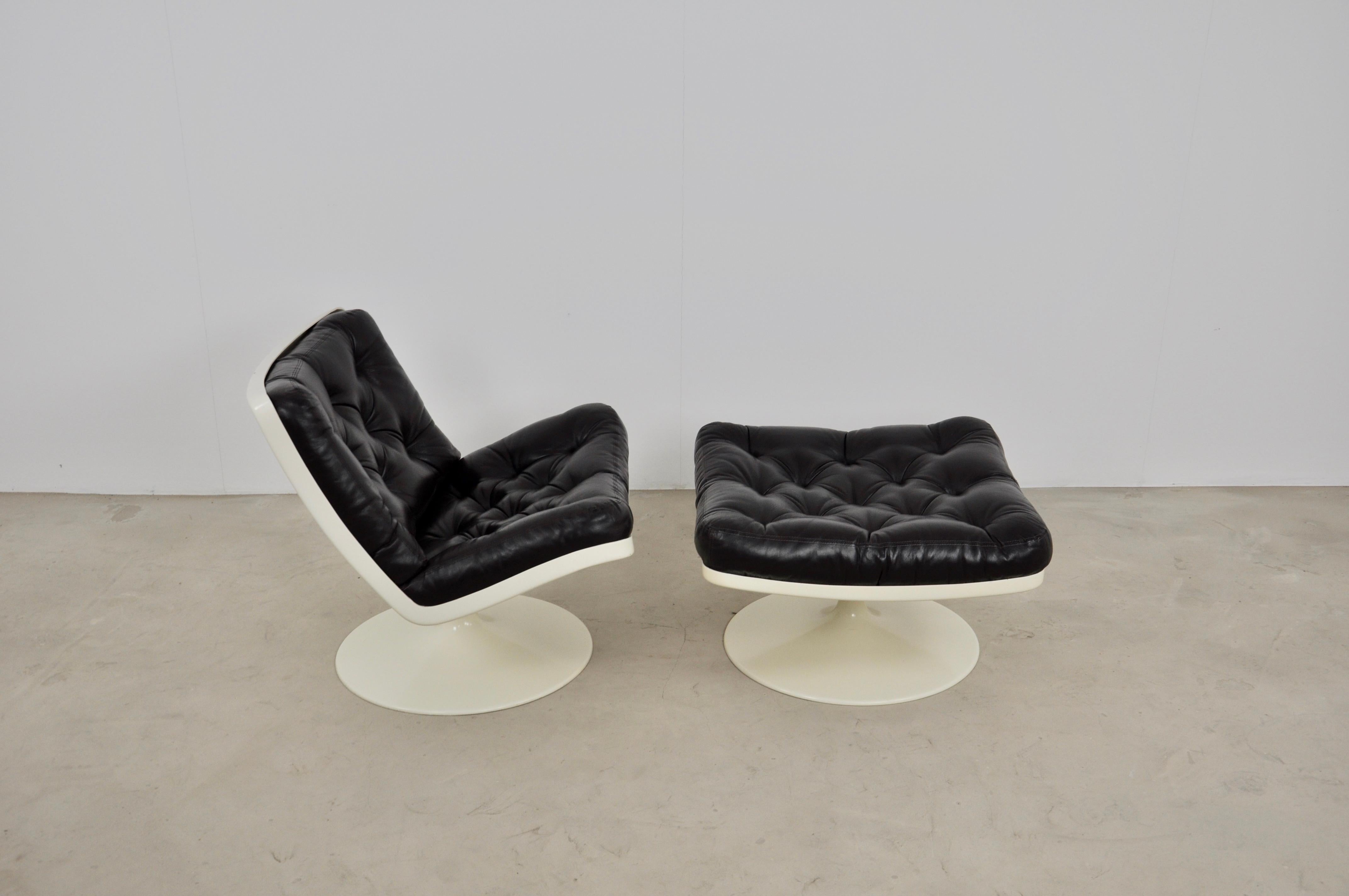 Mid-Century Modern F976 Lounge Chair by Geoffrey Harcourt for Artifort, 1960s