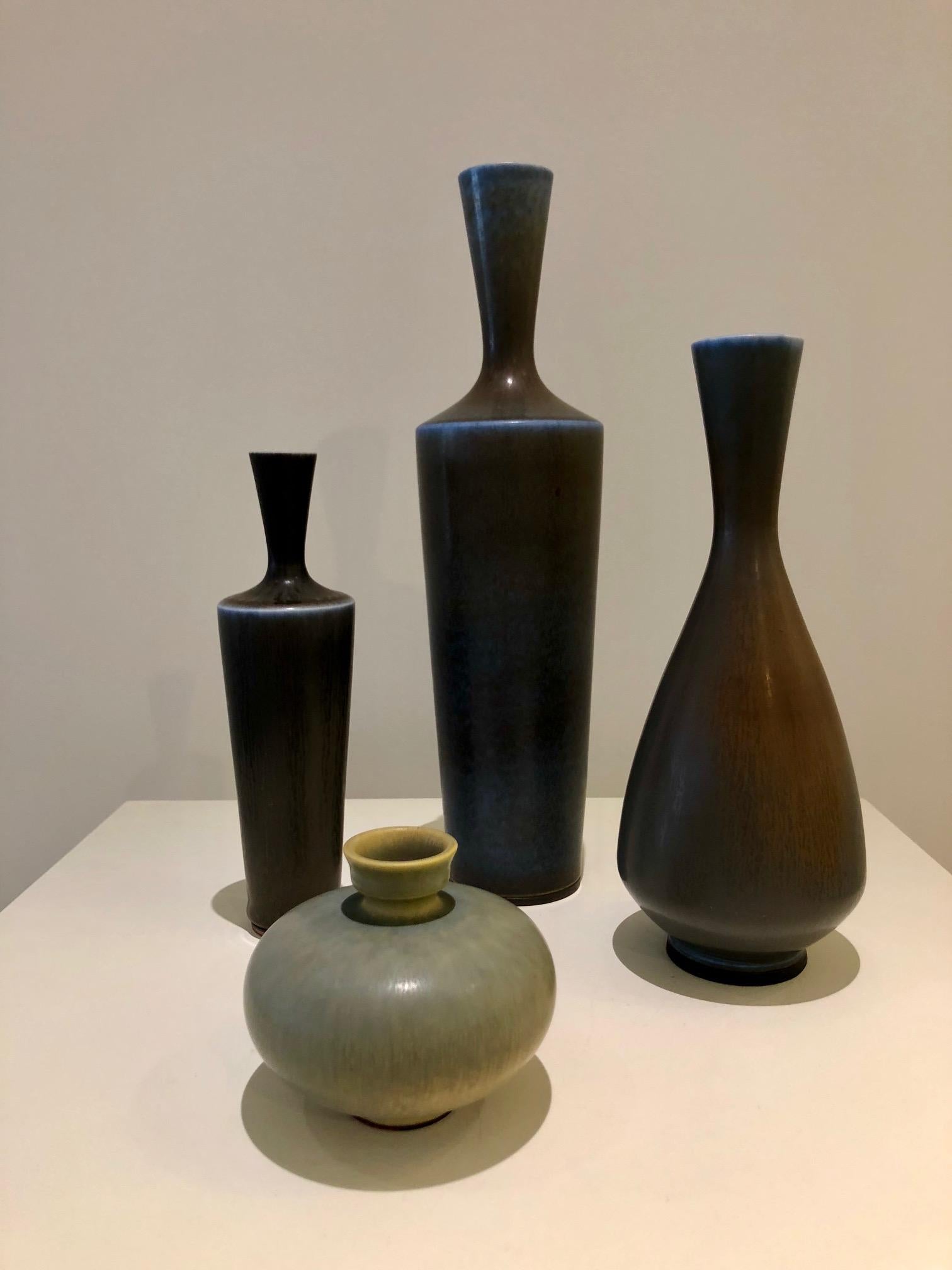 Berndt Friberg Set of Three Ceramic Vases, 1960s 3