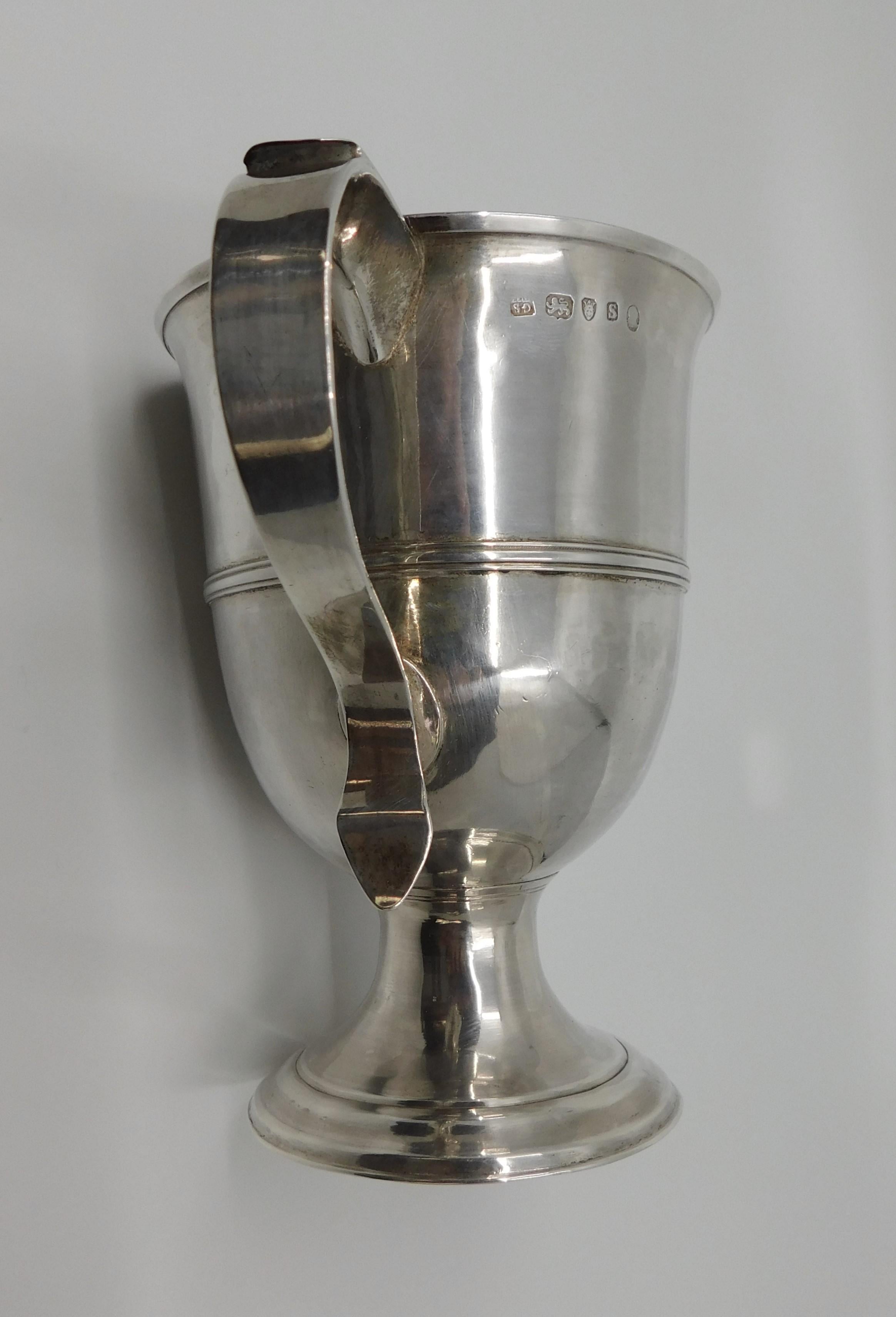 Early 19th Century English Sterling Silver Drinking Cup For Sale 8