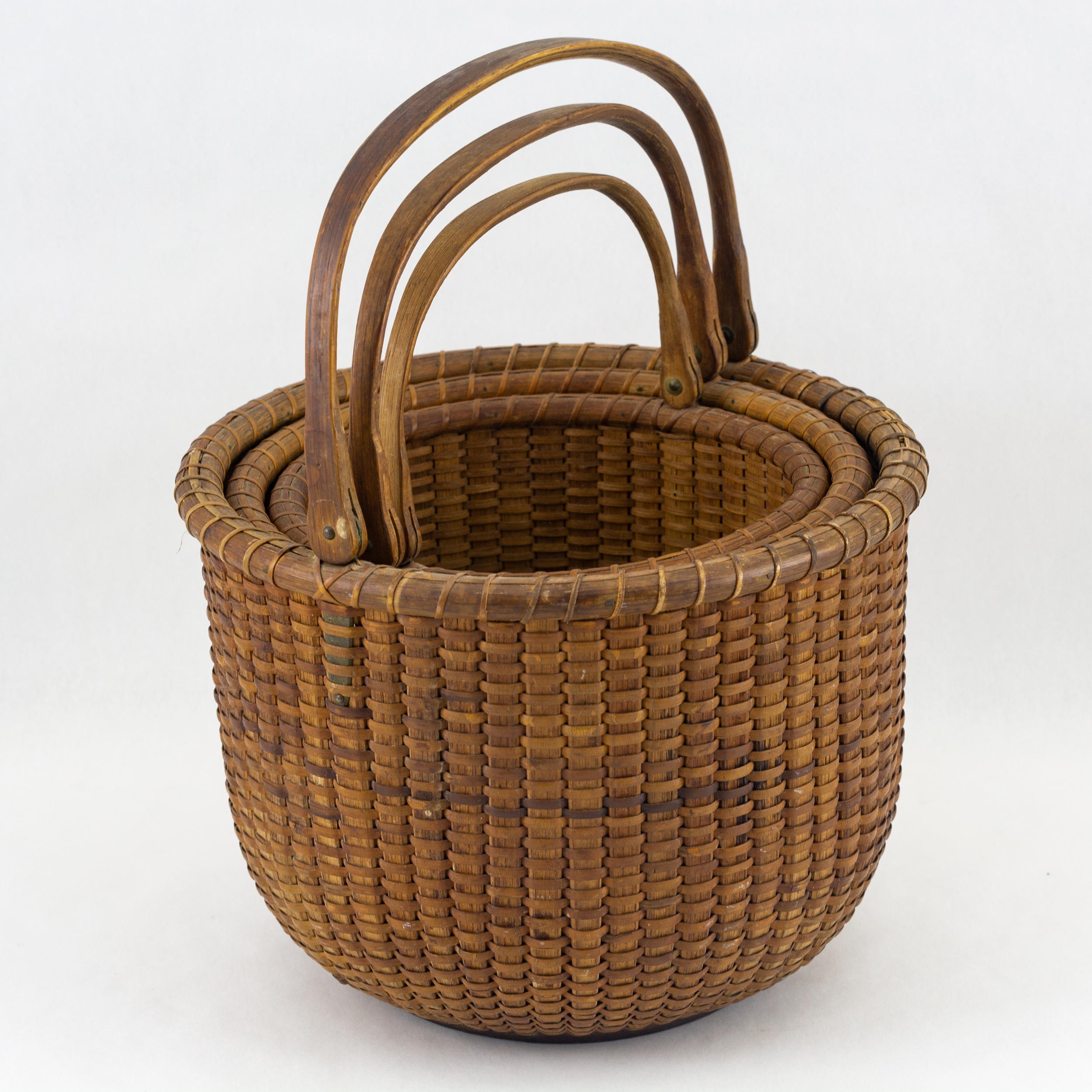 Folk Art Nantucket Lightship Baskets