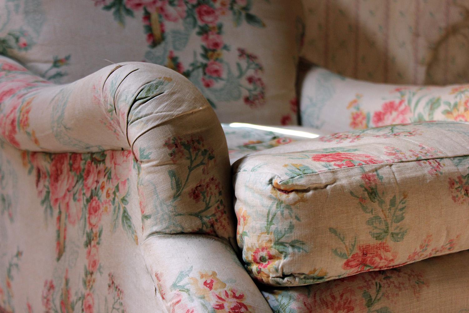 Late Victorian Upholstered Easy Armchair in the Manner of Howard & Sons, circa 1900