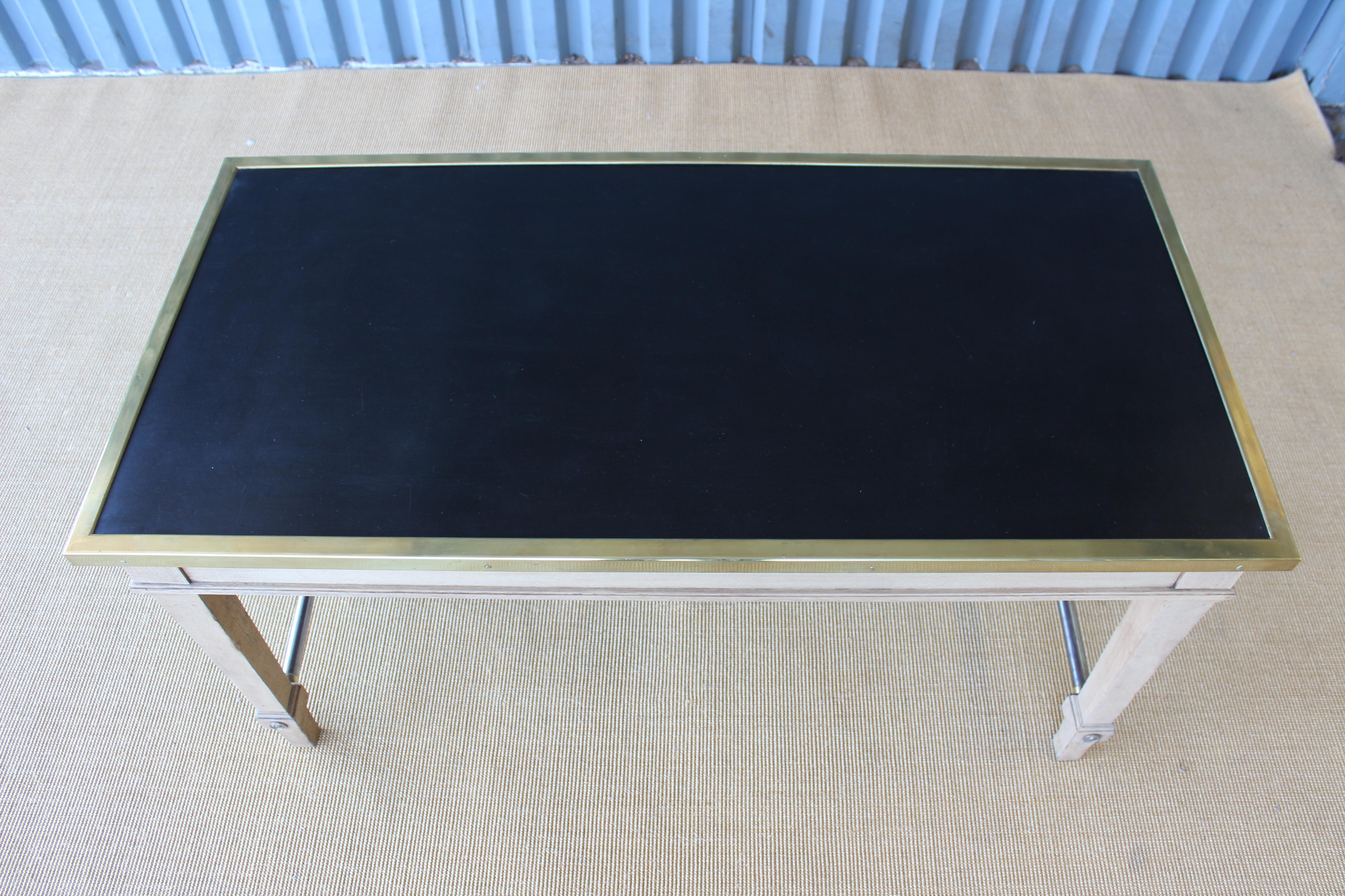 Oak Desk from the Bank of France, 1950s 7