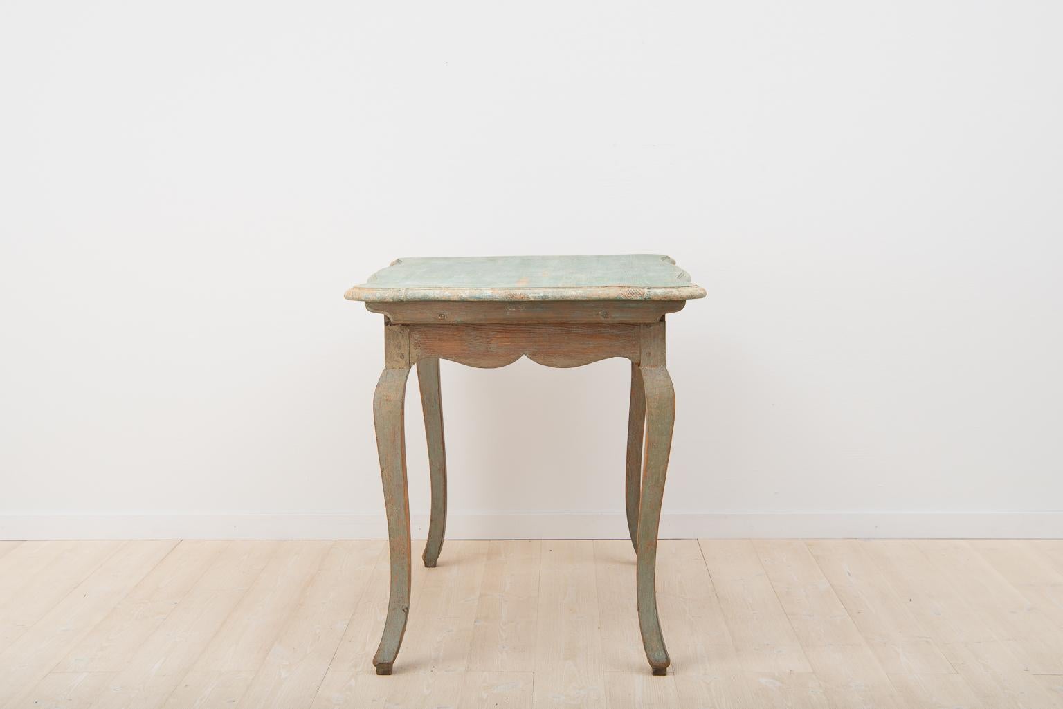 18th Century Swedish Baroque Table In Good Condition In Kramfors, SE