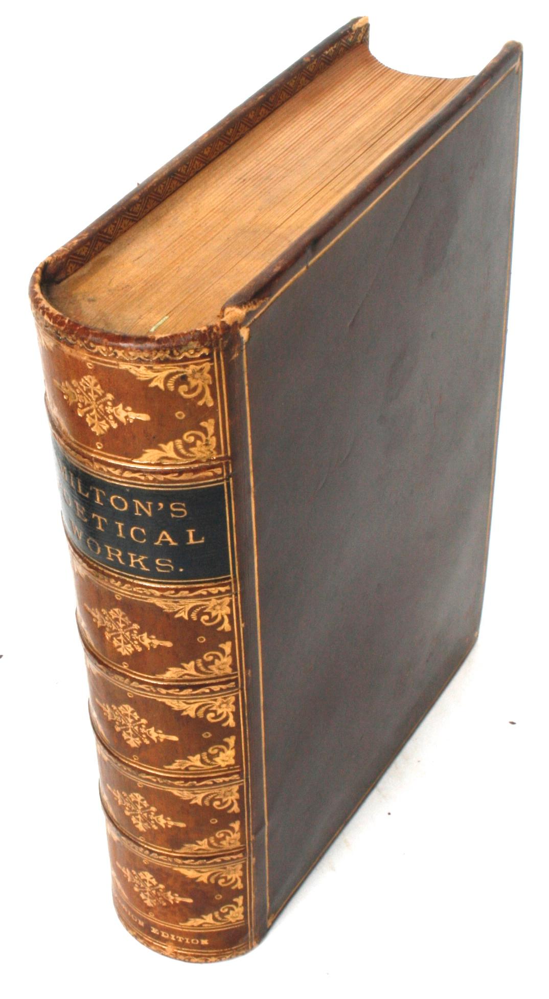 Poetical Works of John Milton, circa 1888 In Good Condition In valatie, NY