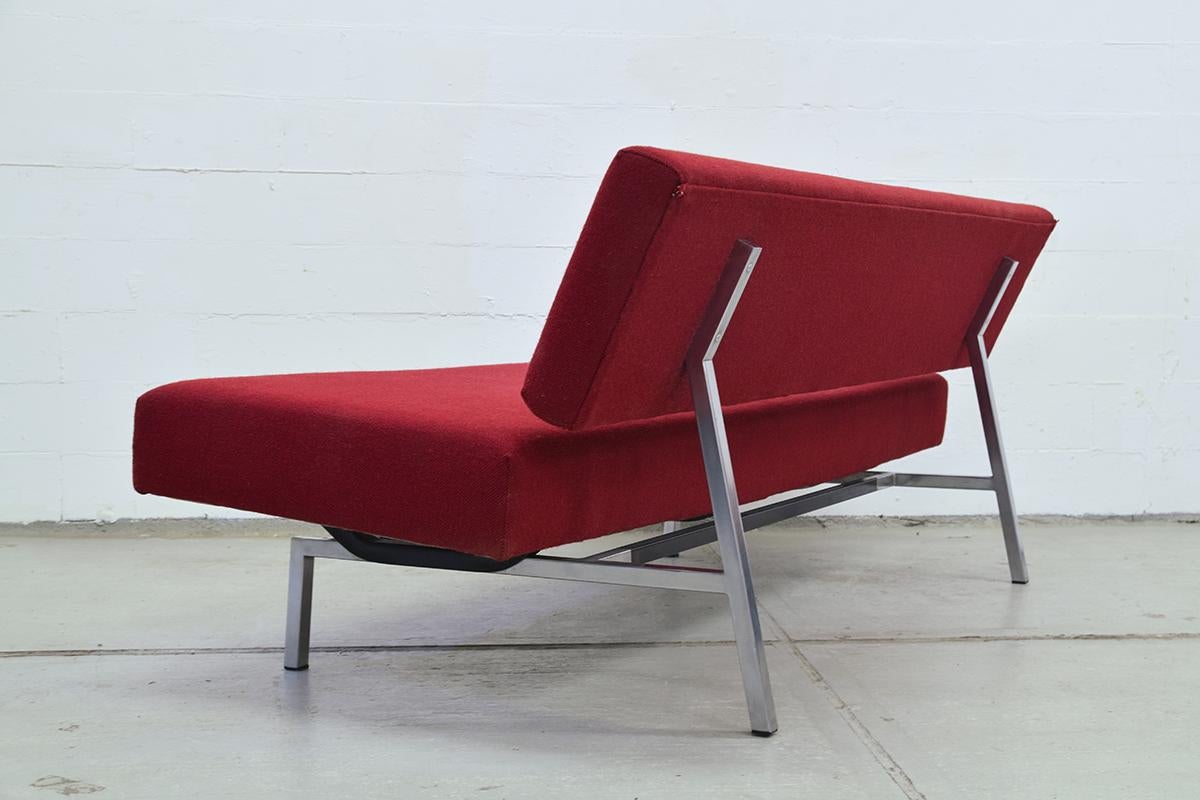 Metal Minimalistic Two-Seat Sofa bz53 by Martin Visser for 't Spectrum, 1960s