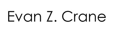 Evan Z. Crane