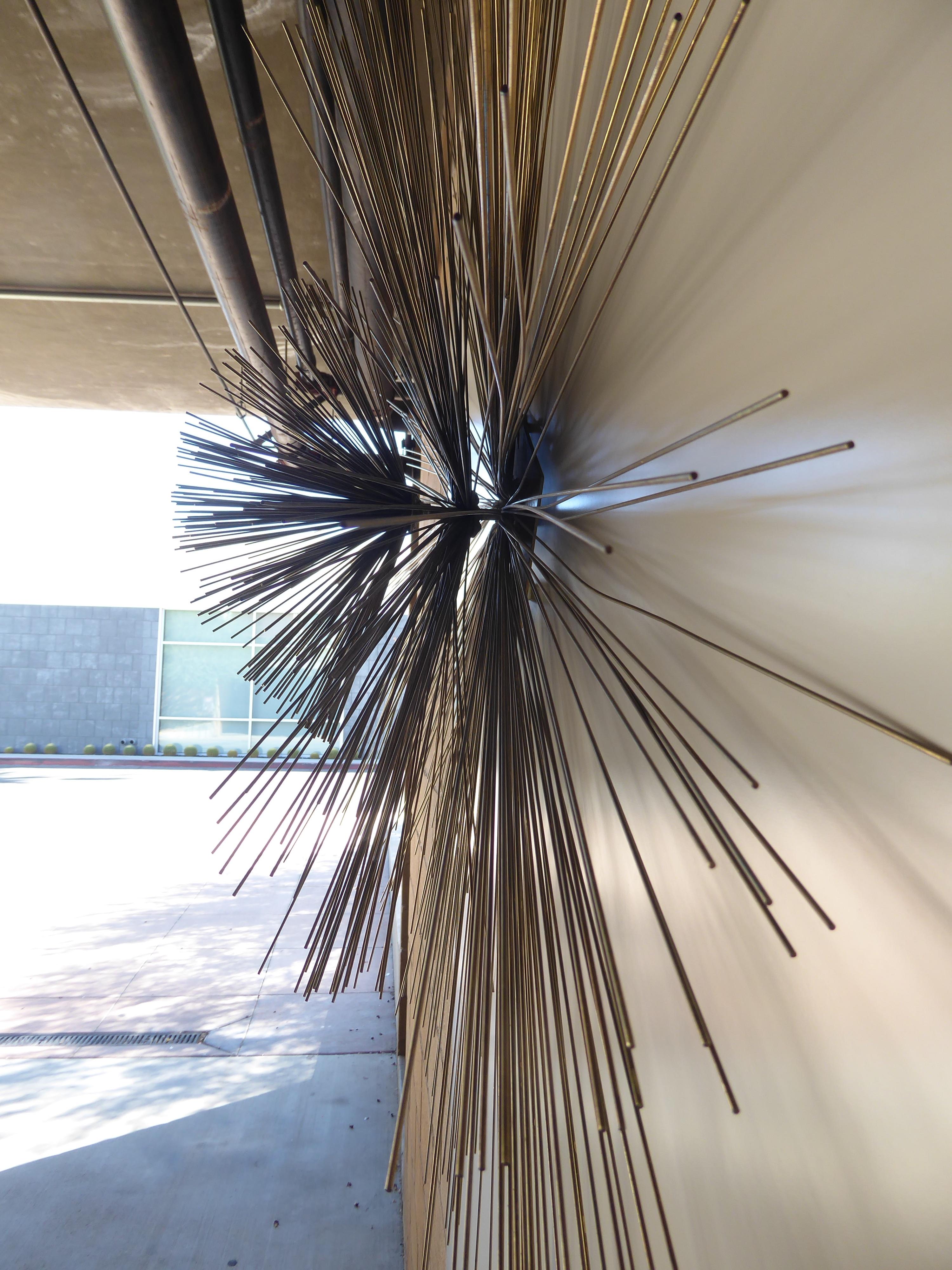 Mid-Century Modern Sea Urchin Wall Sculpture by Artisan House or Curtis Jere