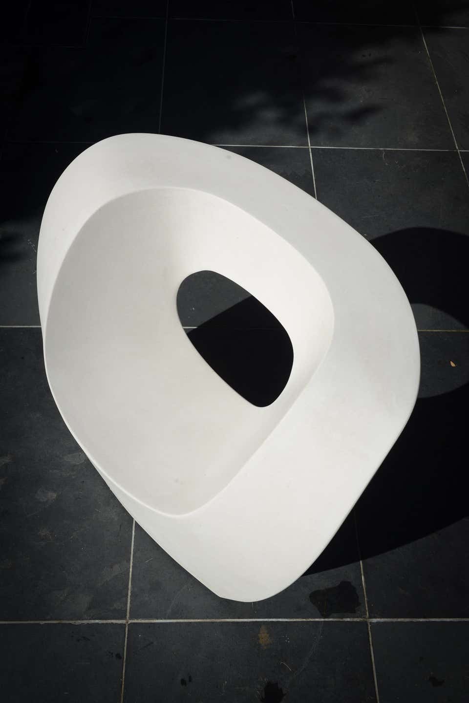 Concrete and Timber Snug Outdoor Bench 120cm wide For Sale at 1stDibs