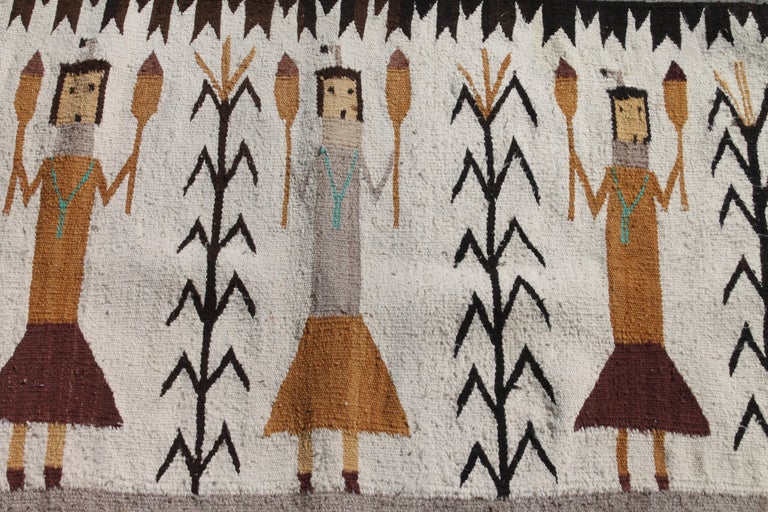 American Yea Navajo  Indian Weaving For Sale