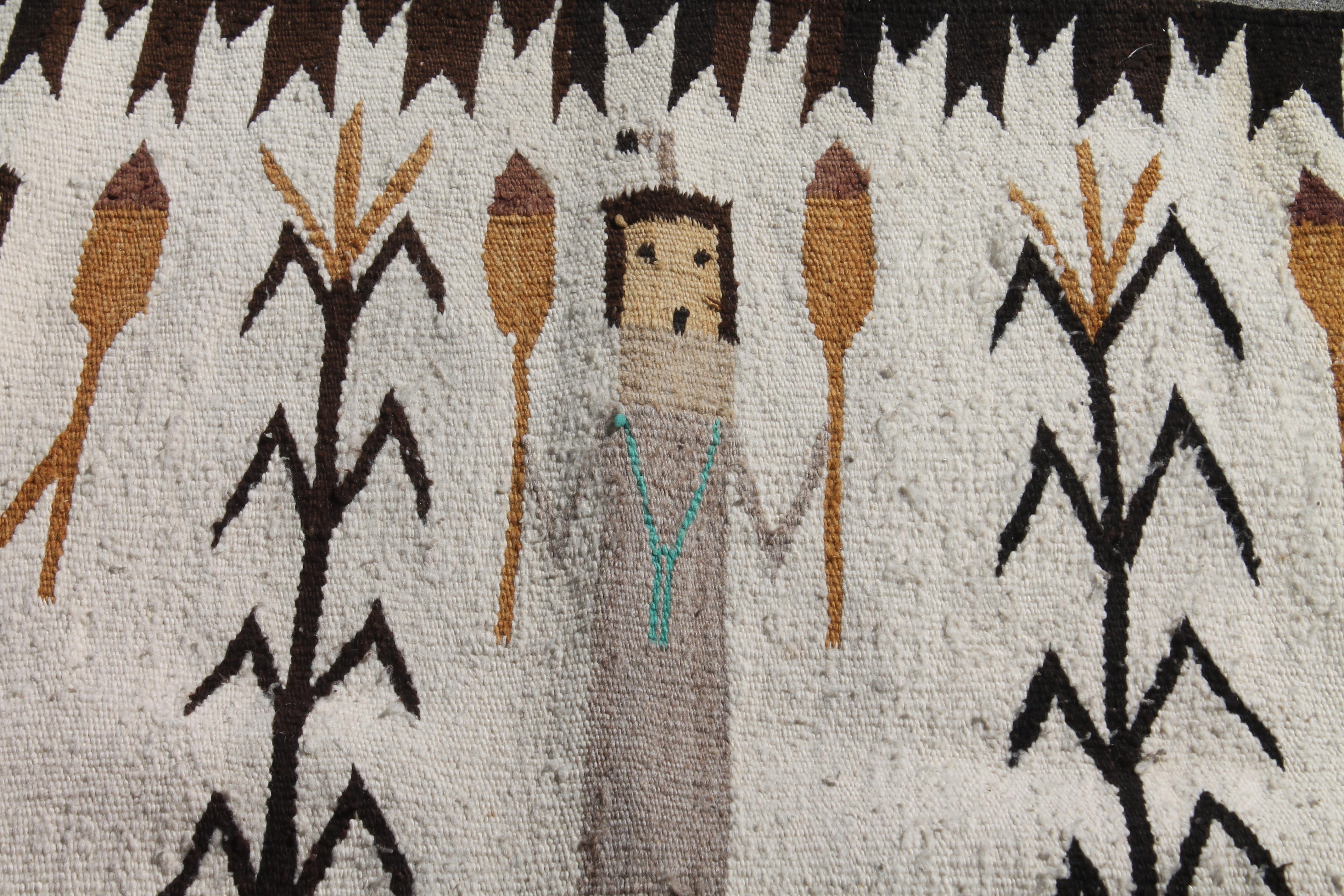 Sí Navajo  Tejido indio Tejido a mano en venta