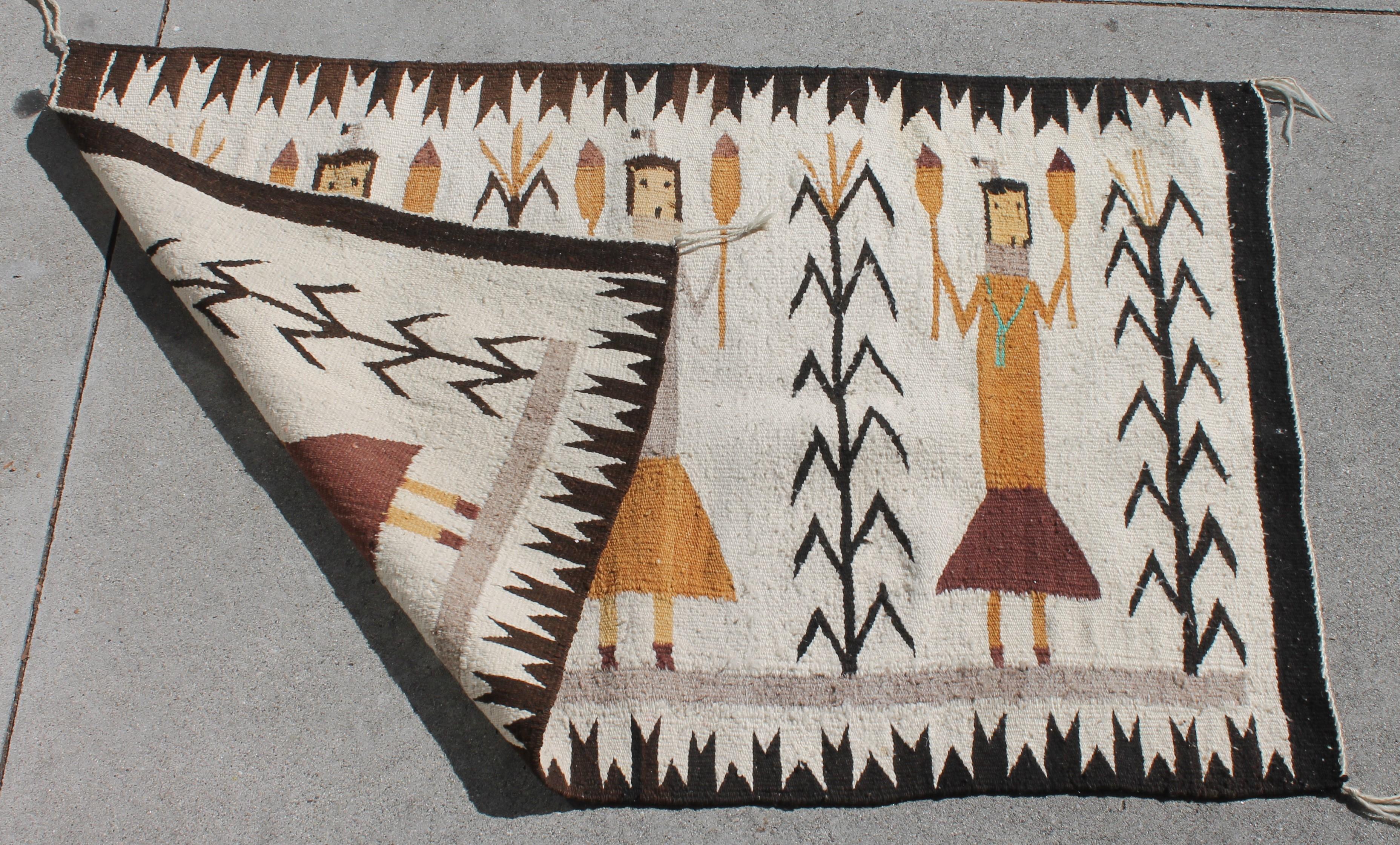 20th Century Yea Navajo  Indian Weaving For Sale