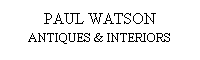Paul Watson Antiques & Interiors