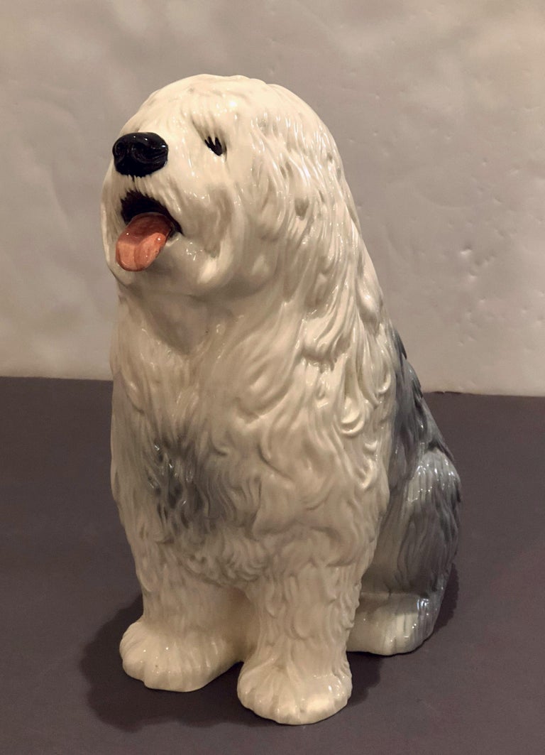 Old English Sheepdog Model by Beswick Pottery 'Fireside Model' For Sale