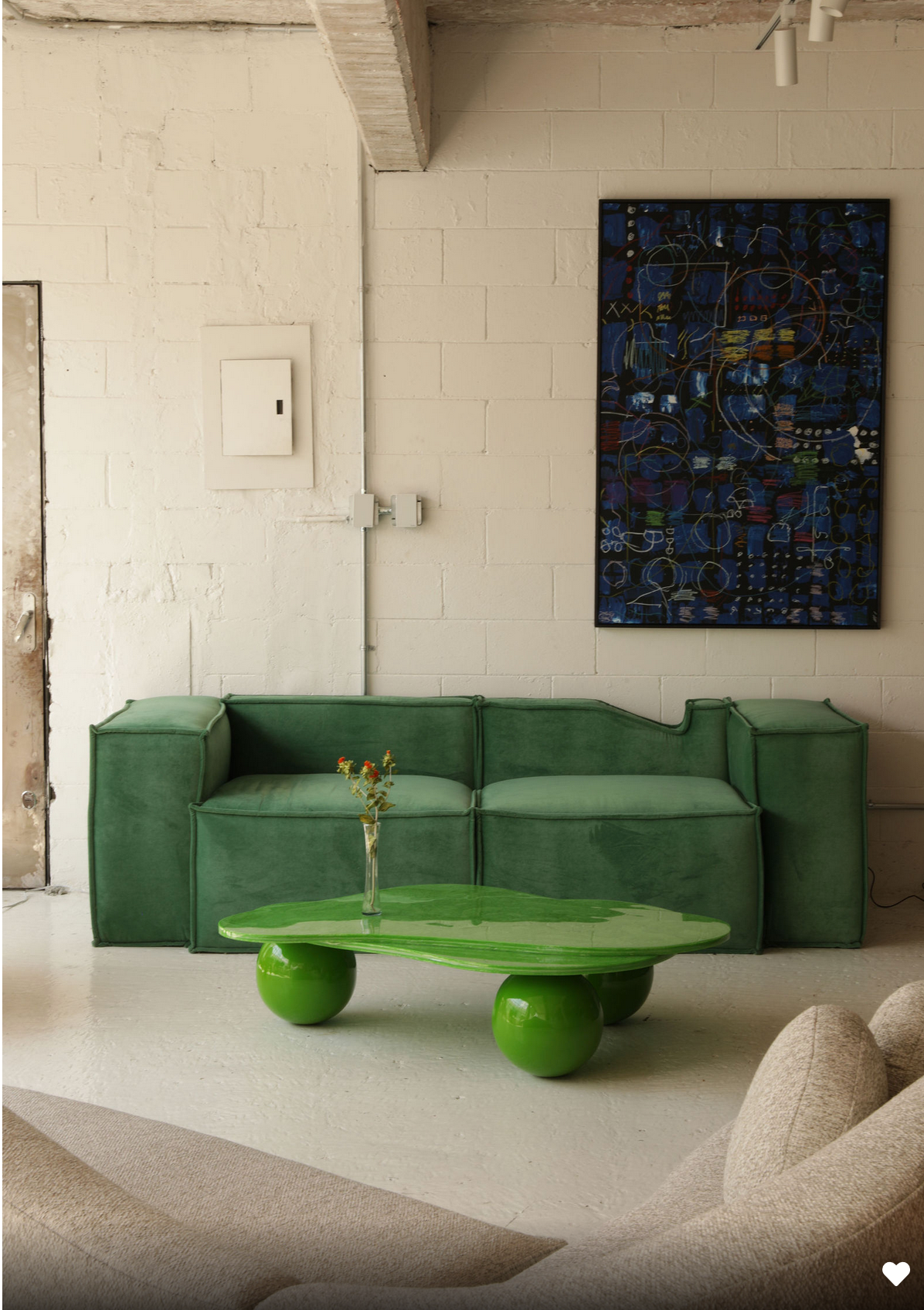 Azotea Free Form Amoeba Coffee Table For Sale at 1stDibs