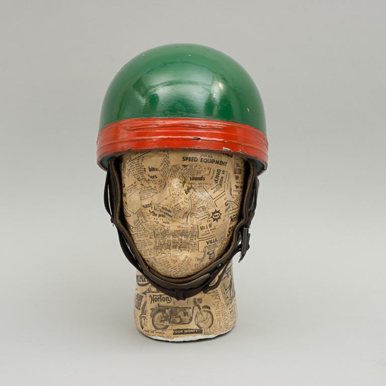 Cromwell Motorcycle Racing Helmet, ACU at 1stDibs