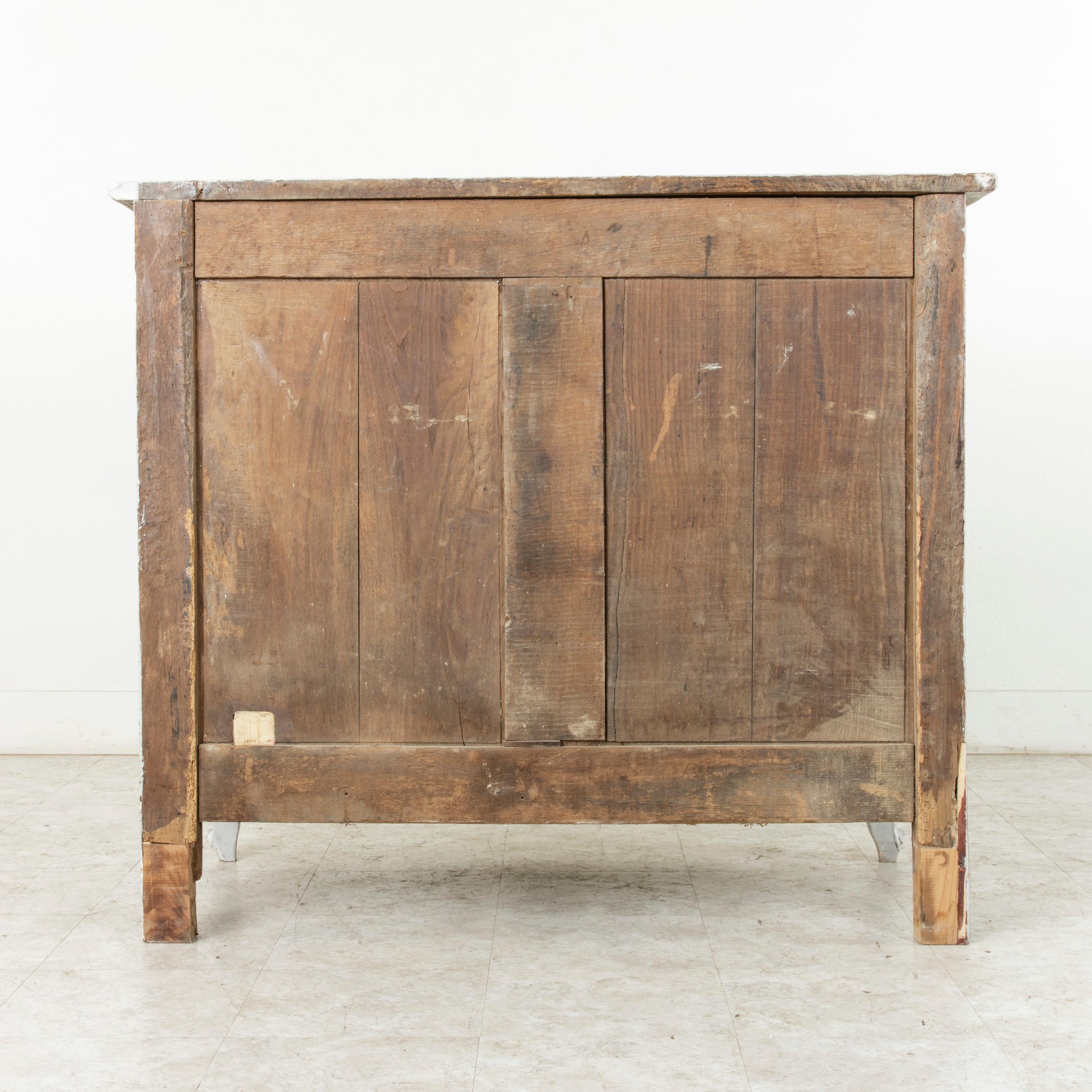Late 19th Century French Louis XV Style Painted Two-Door Buffet or Sideboard 1