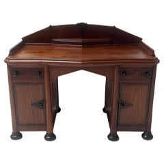 Antique Fa. Drilling Art Deco Amsterdamse School Ladies Desk, 1924