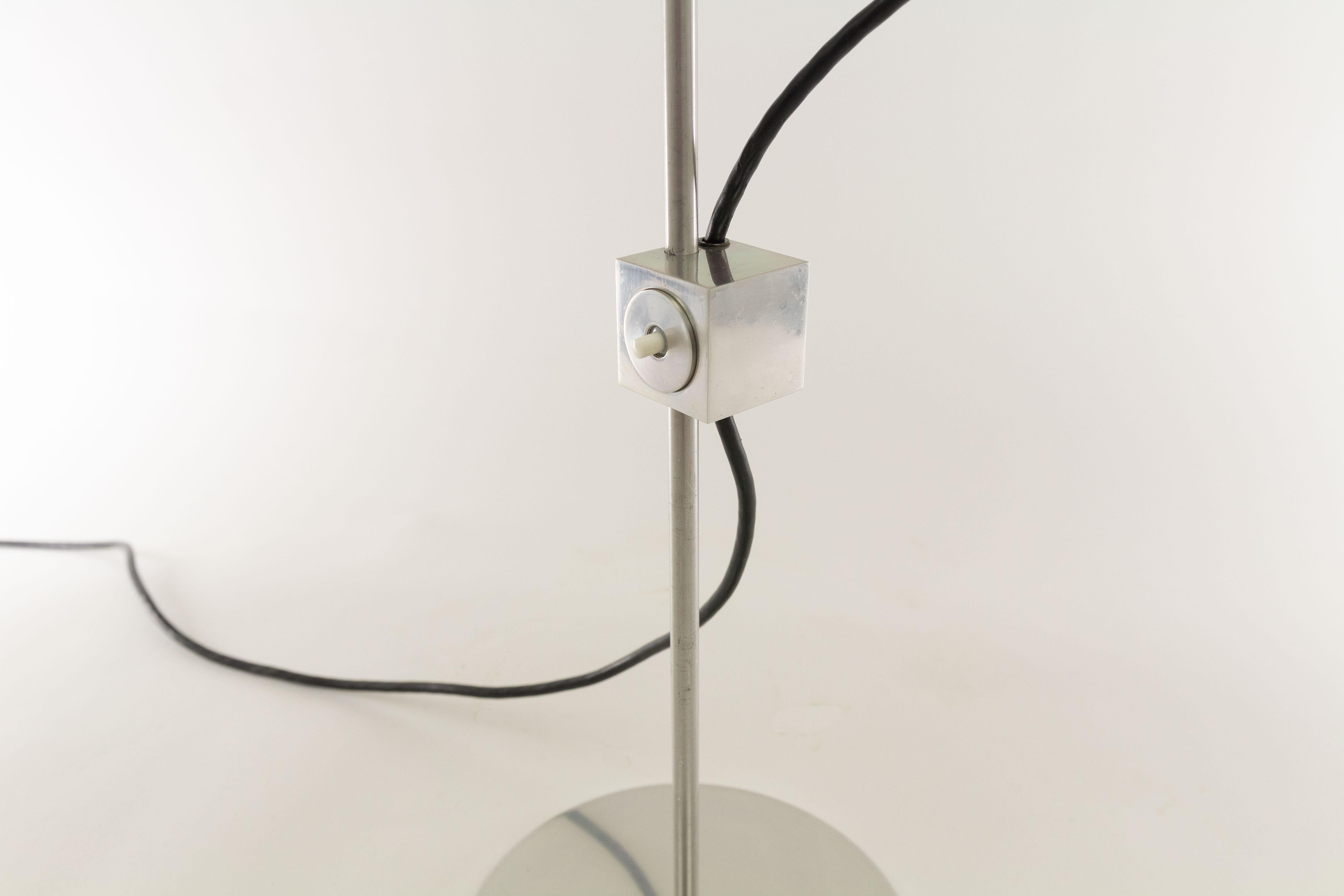 Mid-Century Modern FA1 Aluminium Table Lamp by Peter Nelson for Architectural Lighting, 1960s