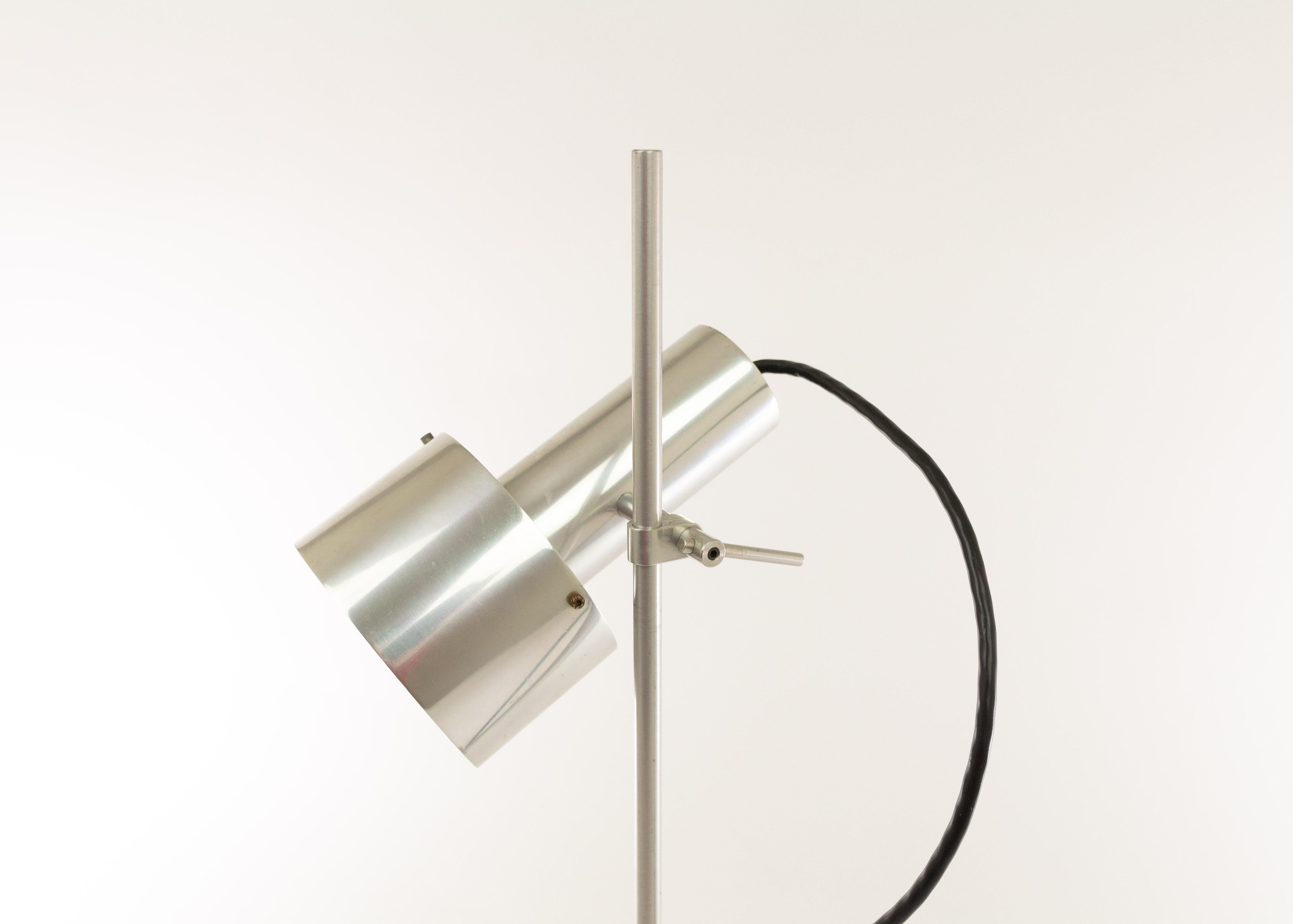 FA1 Aluminium Table Lamp by Peter Nelson for Architectural Lighting, 1960s In Good Condition In Rotterdam, NL