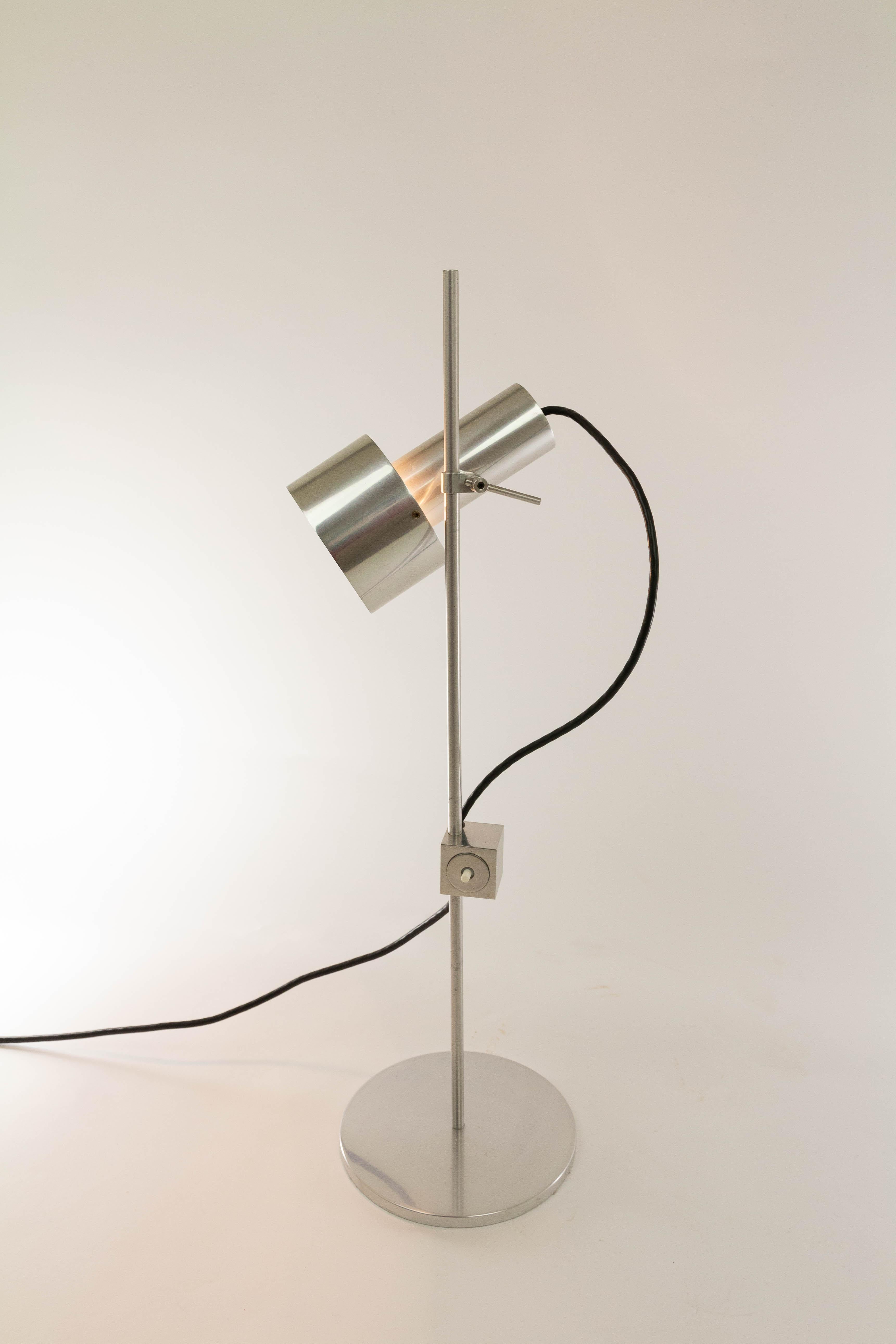 Late 20th Century FA1 Aluminium Table Lamp by Peter Nelson for Architectural Lighting, 1960s