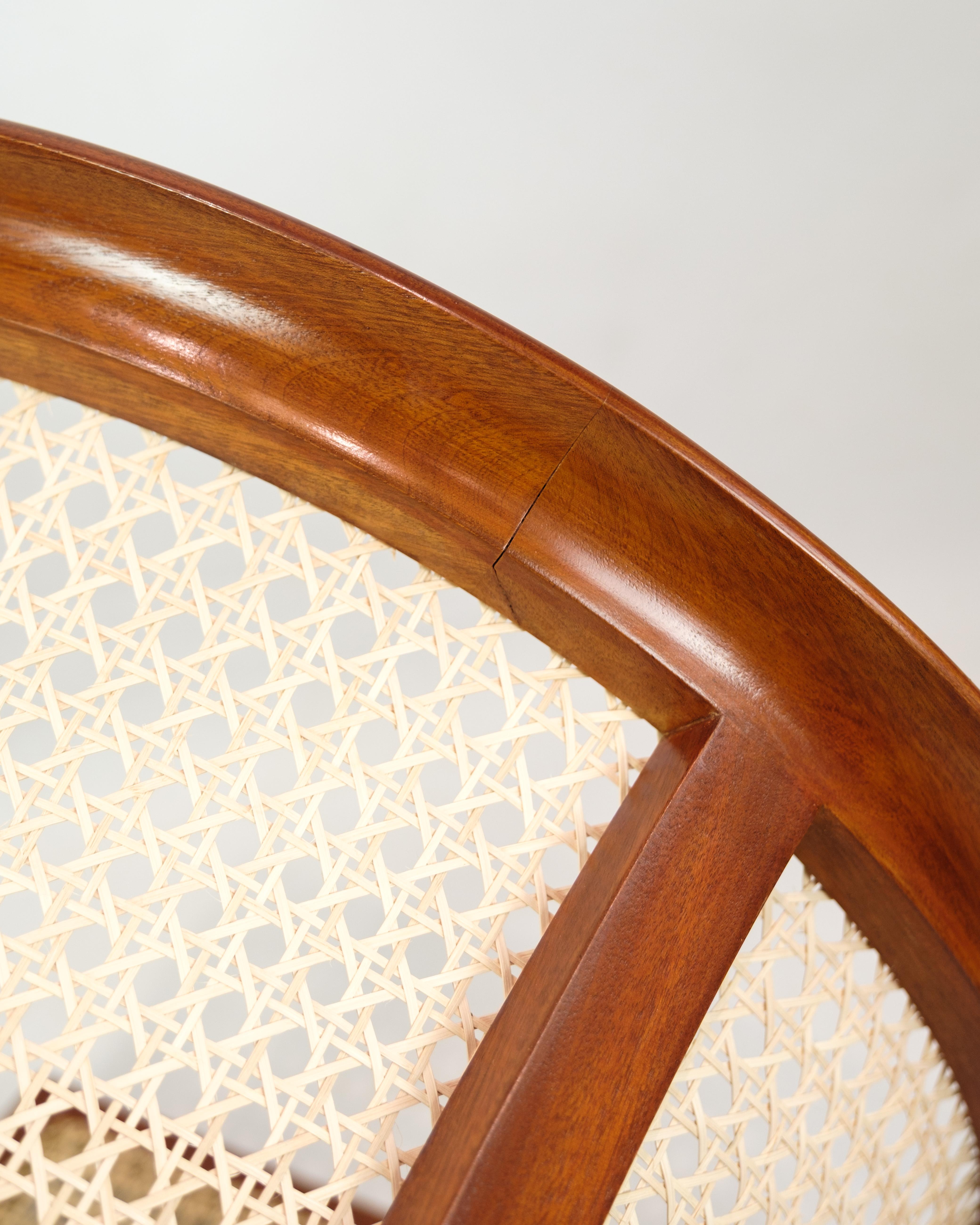 Chaise Faaborg modèle 9662 fabriquée en acajou par Kaare Klint pour Rud. Rasmussen en vente 2