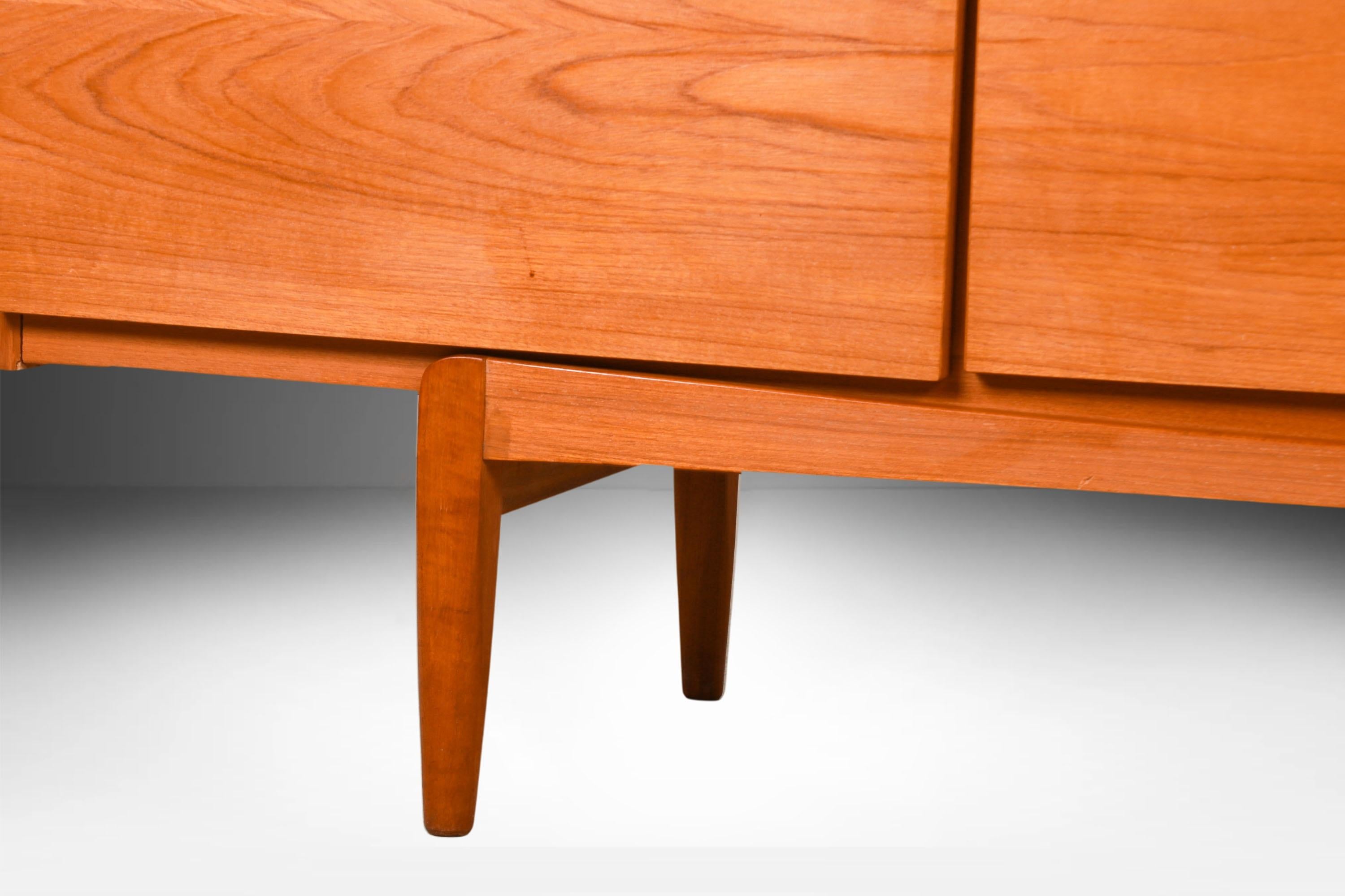 Mid-Century Modern Faarup Mid Century Kofod Larsen Model No. 66 Teak Sideboard For Sale