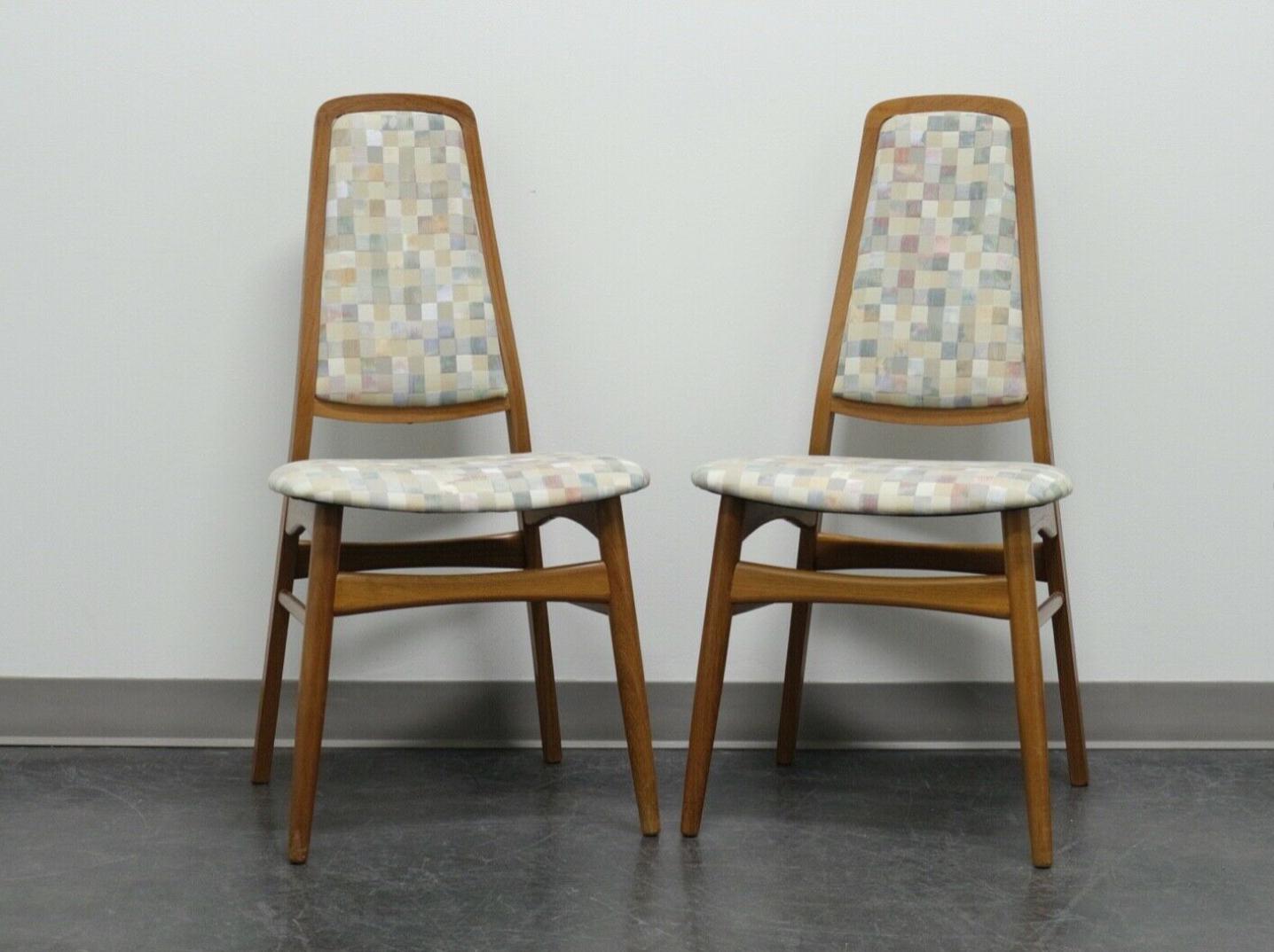 FAARUP MOBELFABRIK Solid Teak Danish Dining Chairs - Pair 4