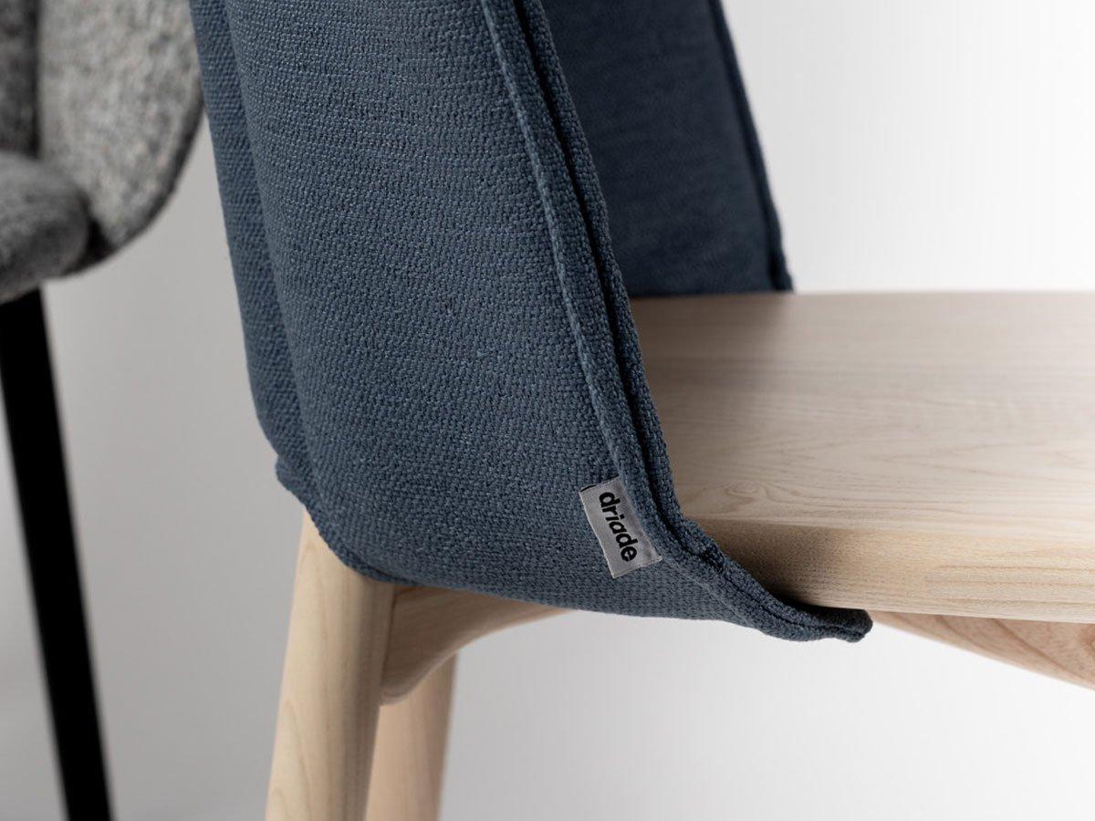 Fab Chair with covered seat by Färg and Blanche for Driade Cuero en venta