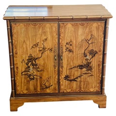 Fab Drexel  Commode Chinoiserie Heritage Faux Bambou