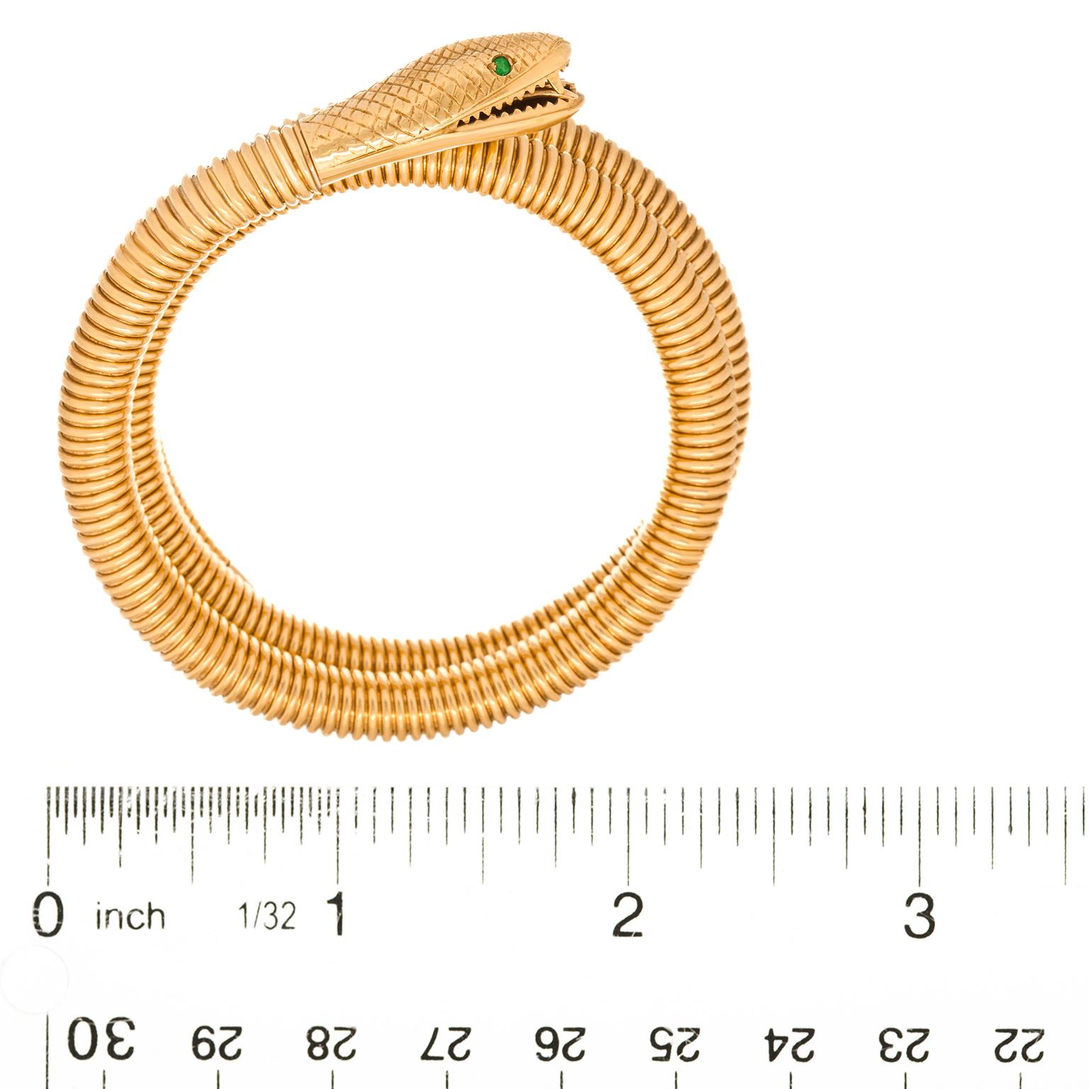 Bracelet serpent en or Fab Forties Unisexe en vente