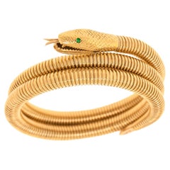 Fab Forties Gold Snake Bracelet
