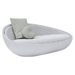 Faba Fiber Chaise by Piegatto, a Sculptural Outdoor Chaise