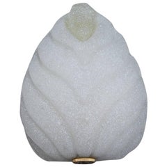 Fabbian Sconce Vetro artistico di Murano Design italiano ottone