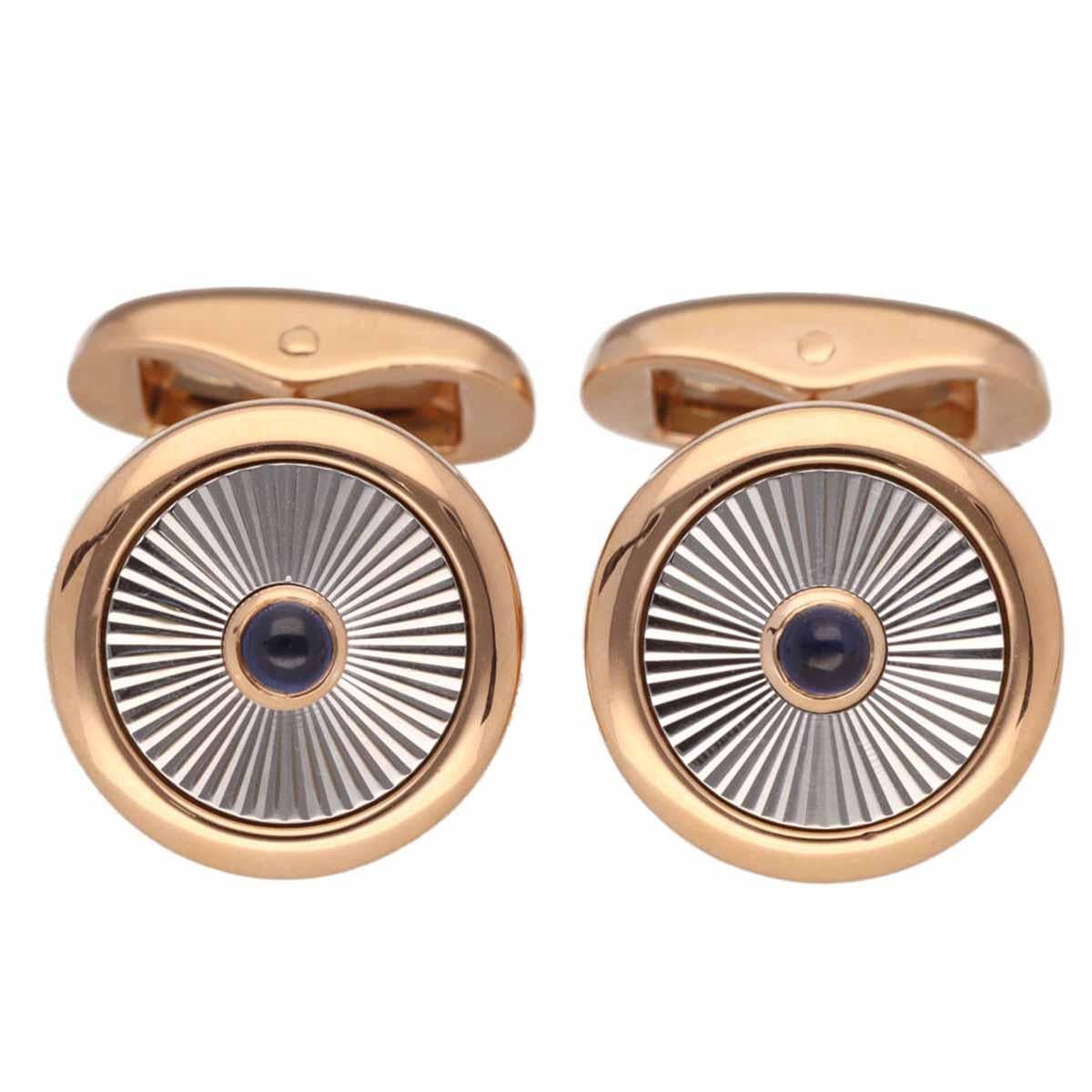■Item Number: 22520706
■Brand: FABERGE
■Product Name: Sapphire Gold Cufflinks
■Material: 2P Sapphire (0.20ct), K18 750 PG WG Pink Gold, White Gold
■Weight: Approximately 21.4g (Pair)
■Dimensions: Approximately H25.39mm x W15.75mm /