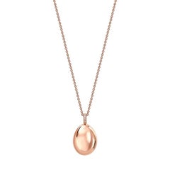 Fabergé Essence Rose Gold Egg Pendant