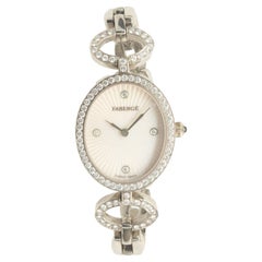 Abito Faberge Anastasia in oro bianco 18 carati con diamanti e madreperla