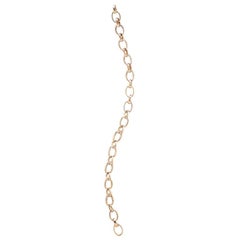 Fabergé 18 Karat Rose Gold Chunky Chain Bracelet for Charms, US Clients
