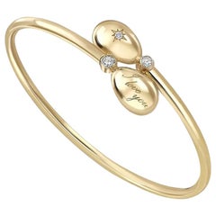 Fabergé Essence Yellow Gold I Love You Crossover Bracelet