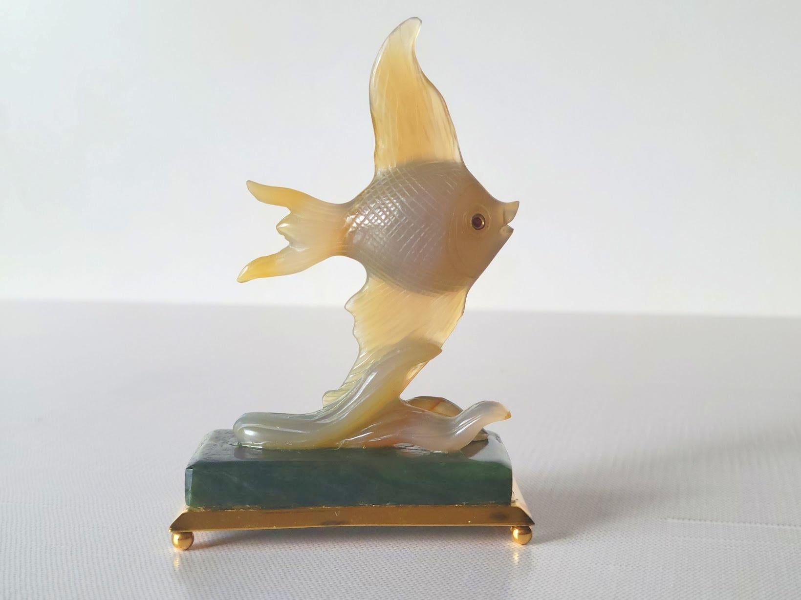 Fabergé Achat Goldfisch Figur im Angebot 1