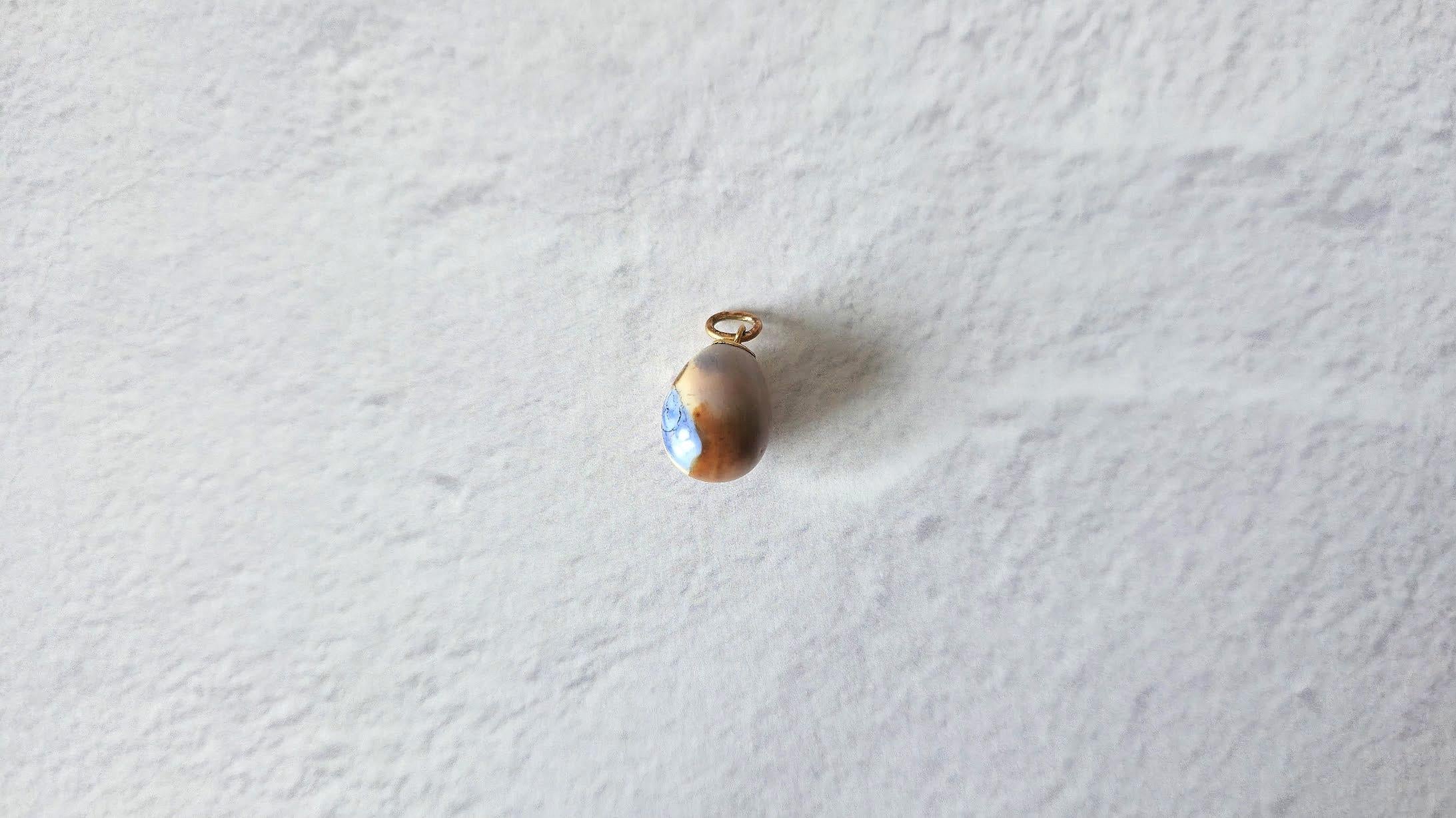 Impero russo Ciondolo a forma di uovo in oro antico Faberge, maestro d'opera Andrei Adler in vendita