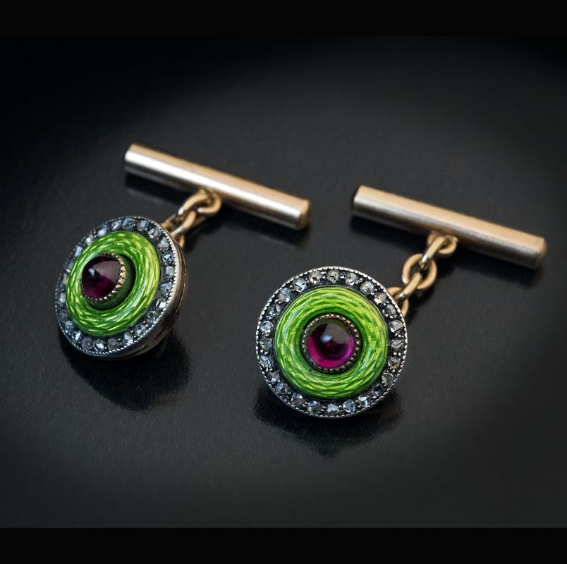 faberge cufflinks for sale